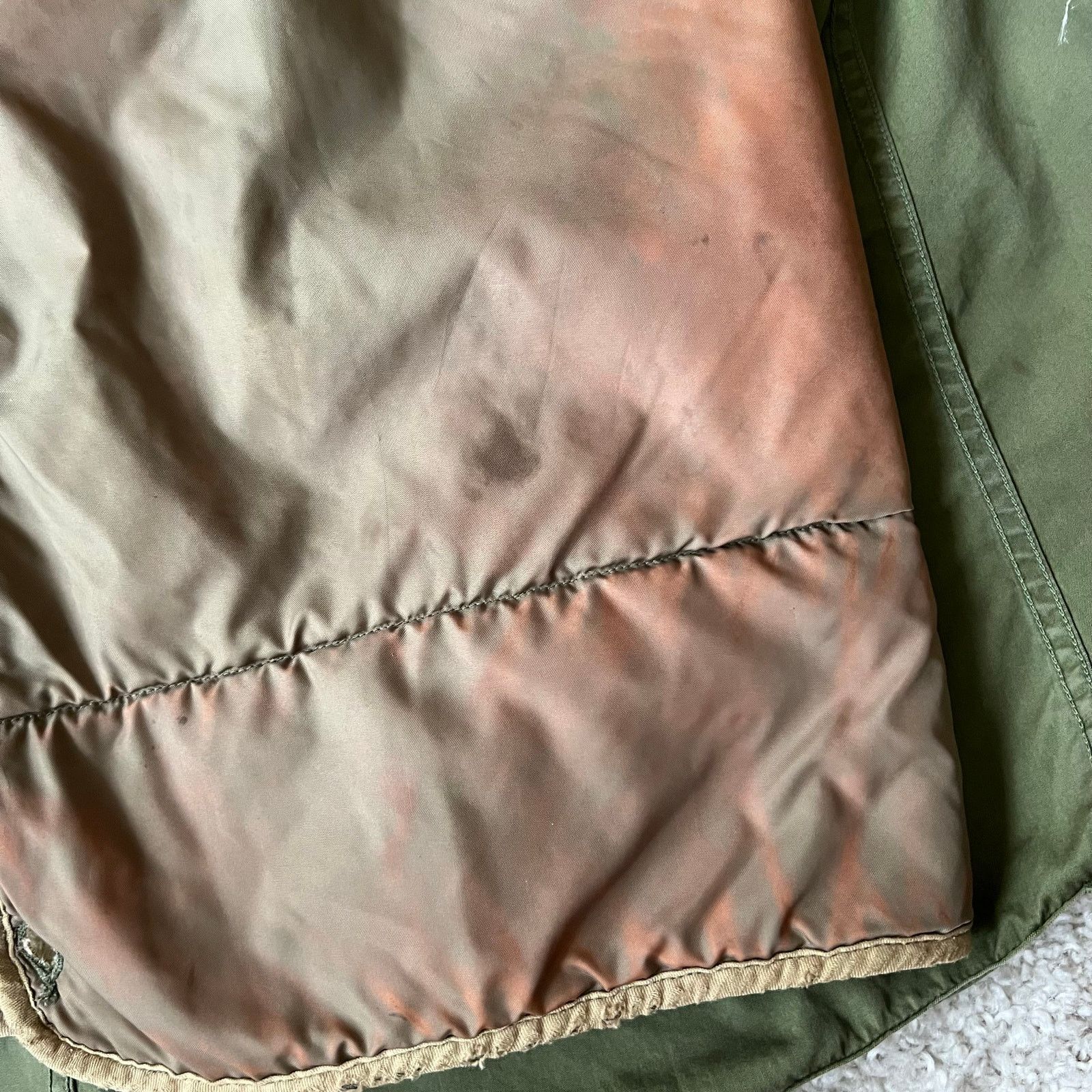 Vintage 50s US Army M-1951 Fishtail Parka | CROWN Zipper | M/L Size US L / EU 52-54 / 3 - 18 Thumbnail