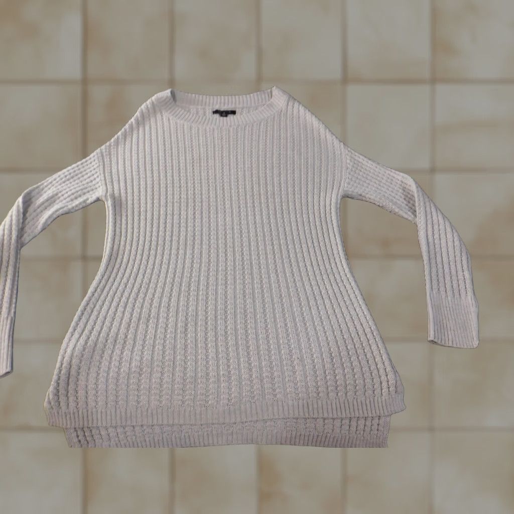 Ann Taylor Ann Taylor Sweater Womens Medium Gray Knit Pullover Long Sleeve Casual Size M / US 6-8 / IT 42-44 - 1 Thumbnail