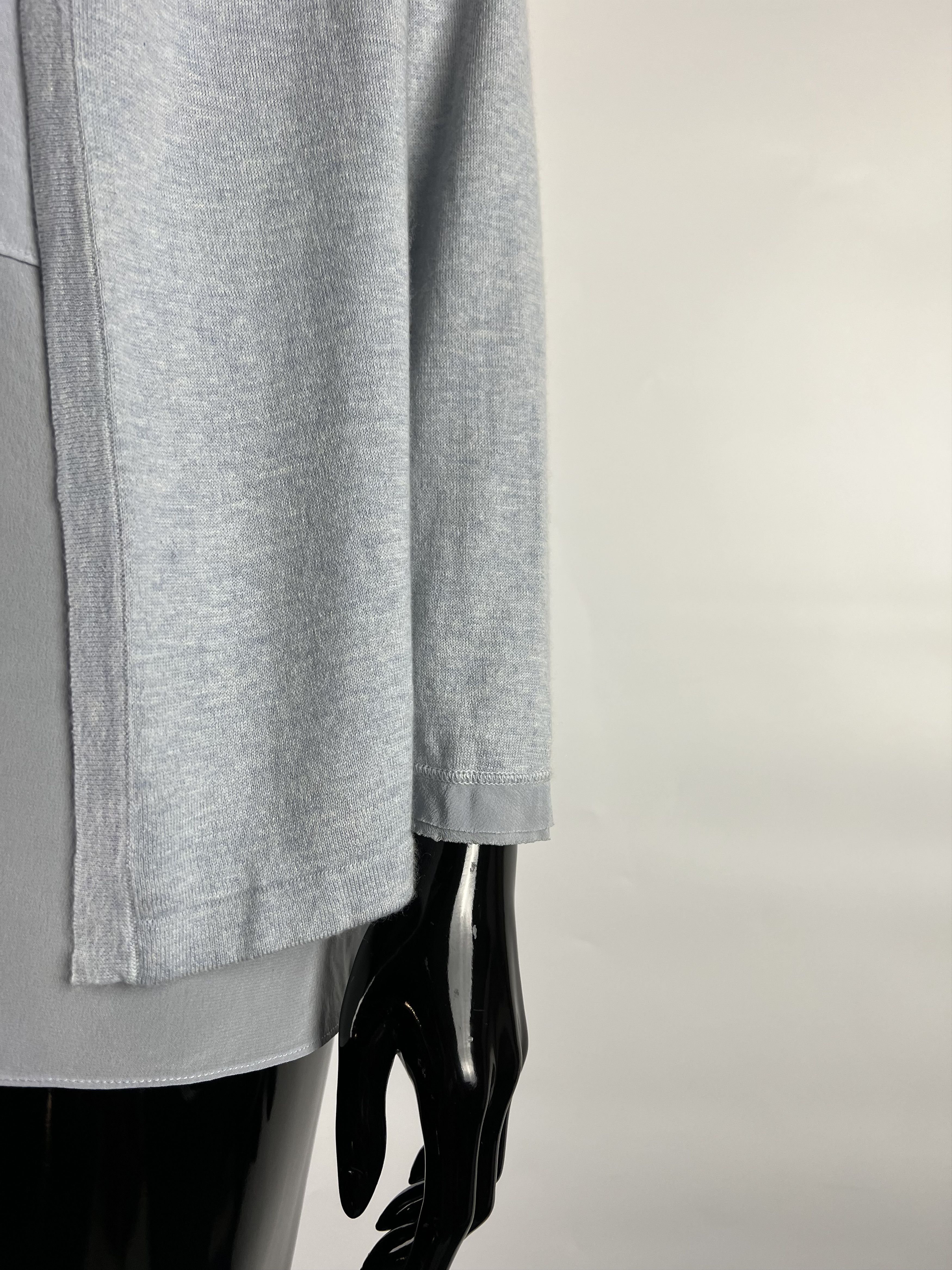Designer Hemisphere Set Open Cardigan Tank Top Cashmere Silk Size S / US 4 / IT 40 - 5 Thumbnail