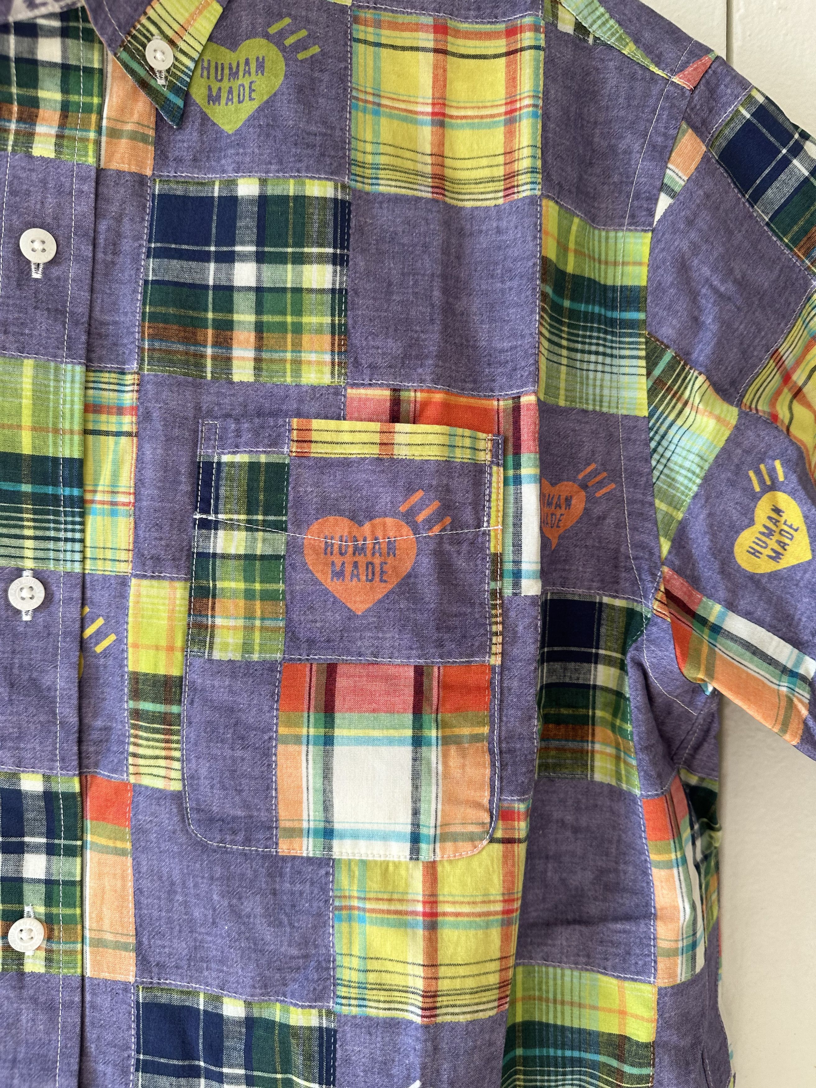 Human Made Human Made Patchwork Short Sleeve Button Up Shirt Size US XL / EU 56 / 4 - 2 Thumbnail