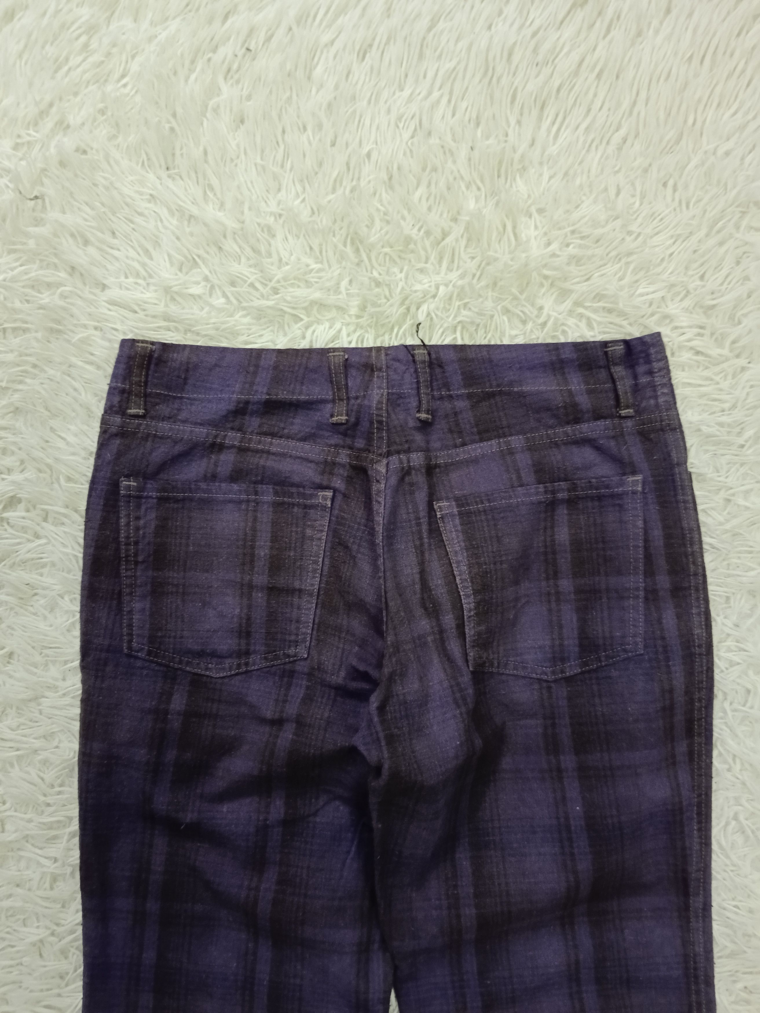 Japanese Brand DiSTRESSED FADE SEDITIONARIES TARTAN JAPANESE JUN CLUB Size US 32 / EU 48 - 4 Thumbnail