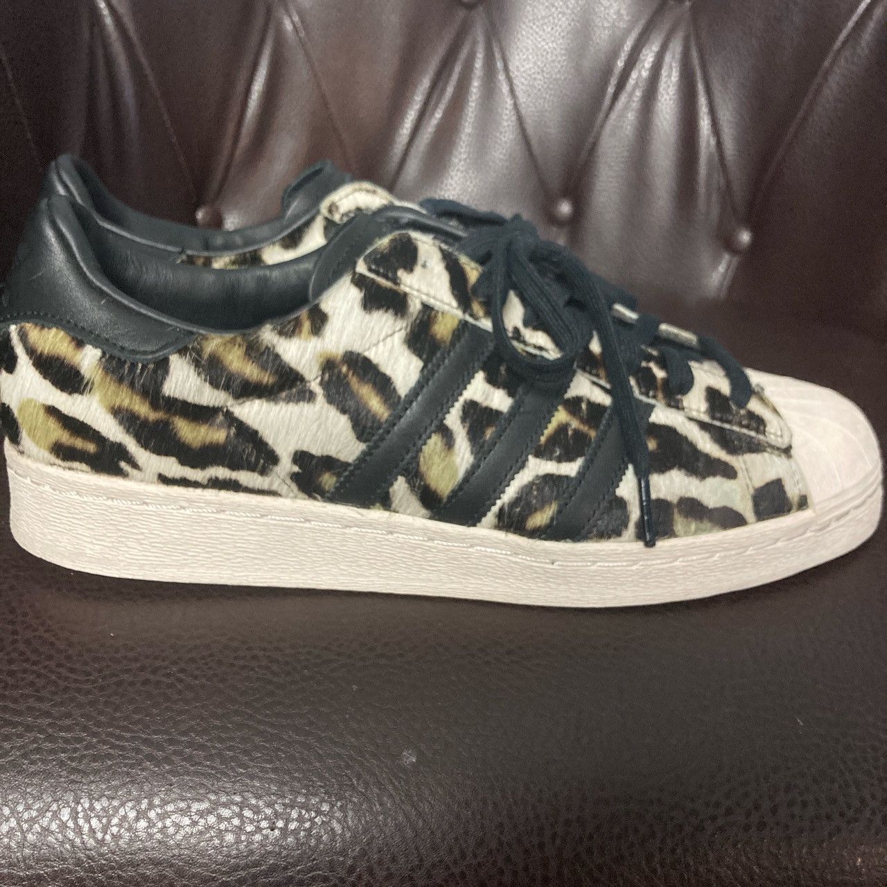 Adidas Adidas Originals Superstar 82 Leopard Size US 10.5 / EU 43-44 - 2 Thumbnail