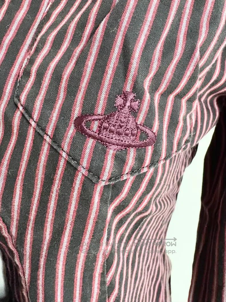 Vivienne Westwood Vivienne Westwood Black and red striped shirt Size M / US 6-8 / IT 42-44 - 5 Thumbnail