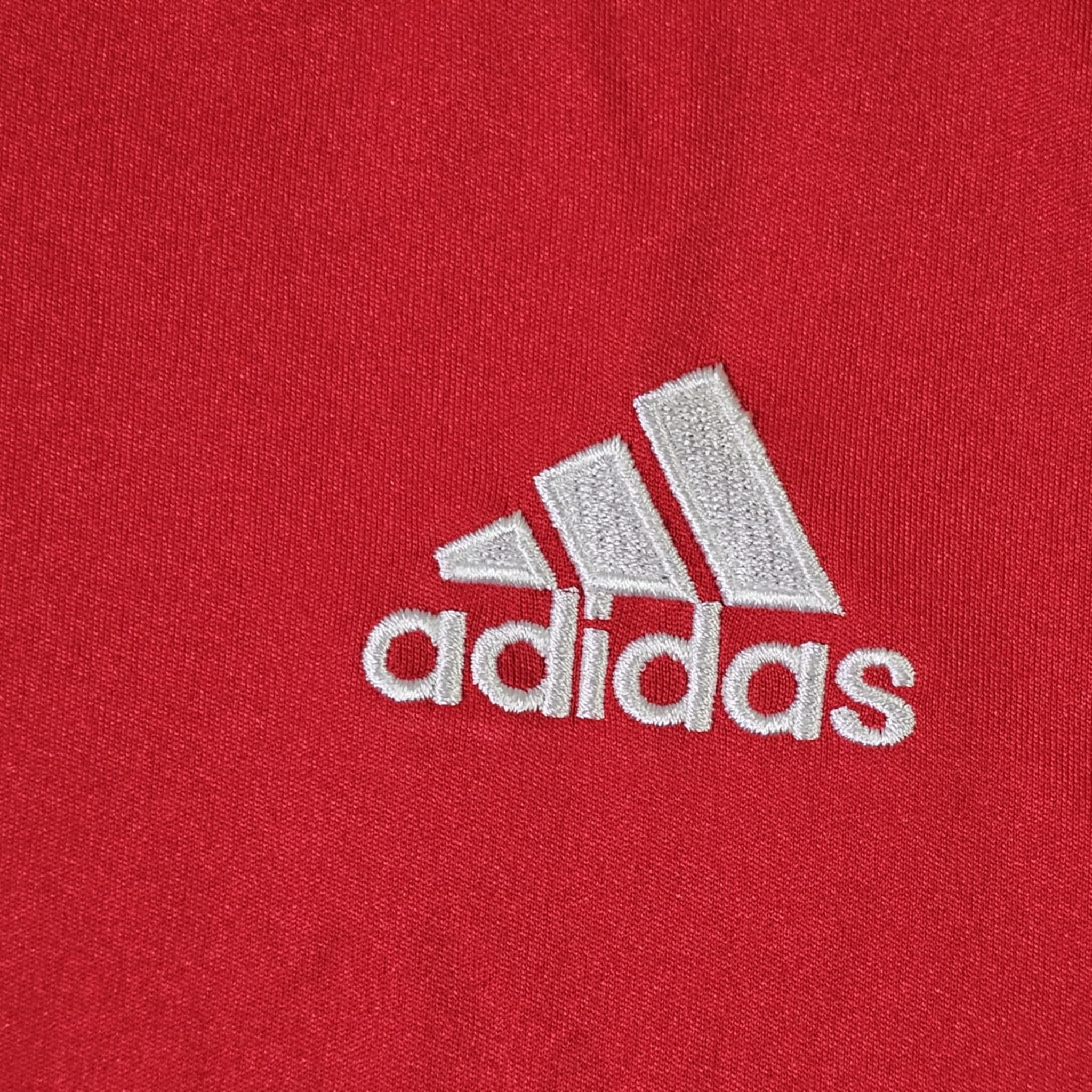 Adidas × Vintage France Vintage Y2K Red Adidas Soccer Jersey Size US L / EU 52-54 / 3 - 4 Thumbnail