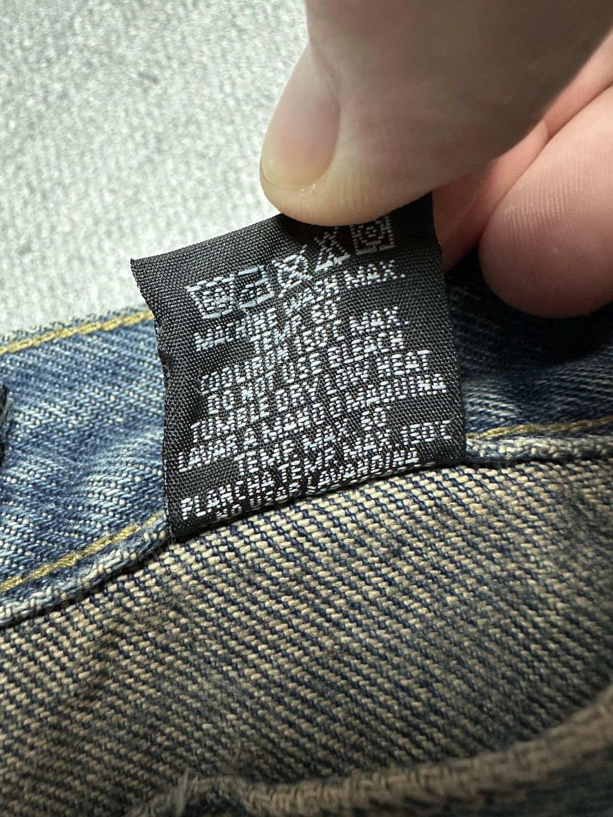If Six Was Nine Casta & Puro Flared Denim Jeans Avant Garde Sz 28 Made In Ar Size 28" / US 6 / IT 42 - 18 Thumbnail