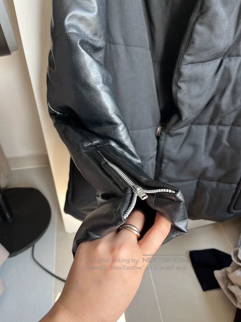 Comme des Garcons Comme Des Garcons Leather Patch Cotton Coat Size L / US 10 / IT 46 - 5 Thumbnail