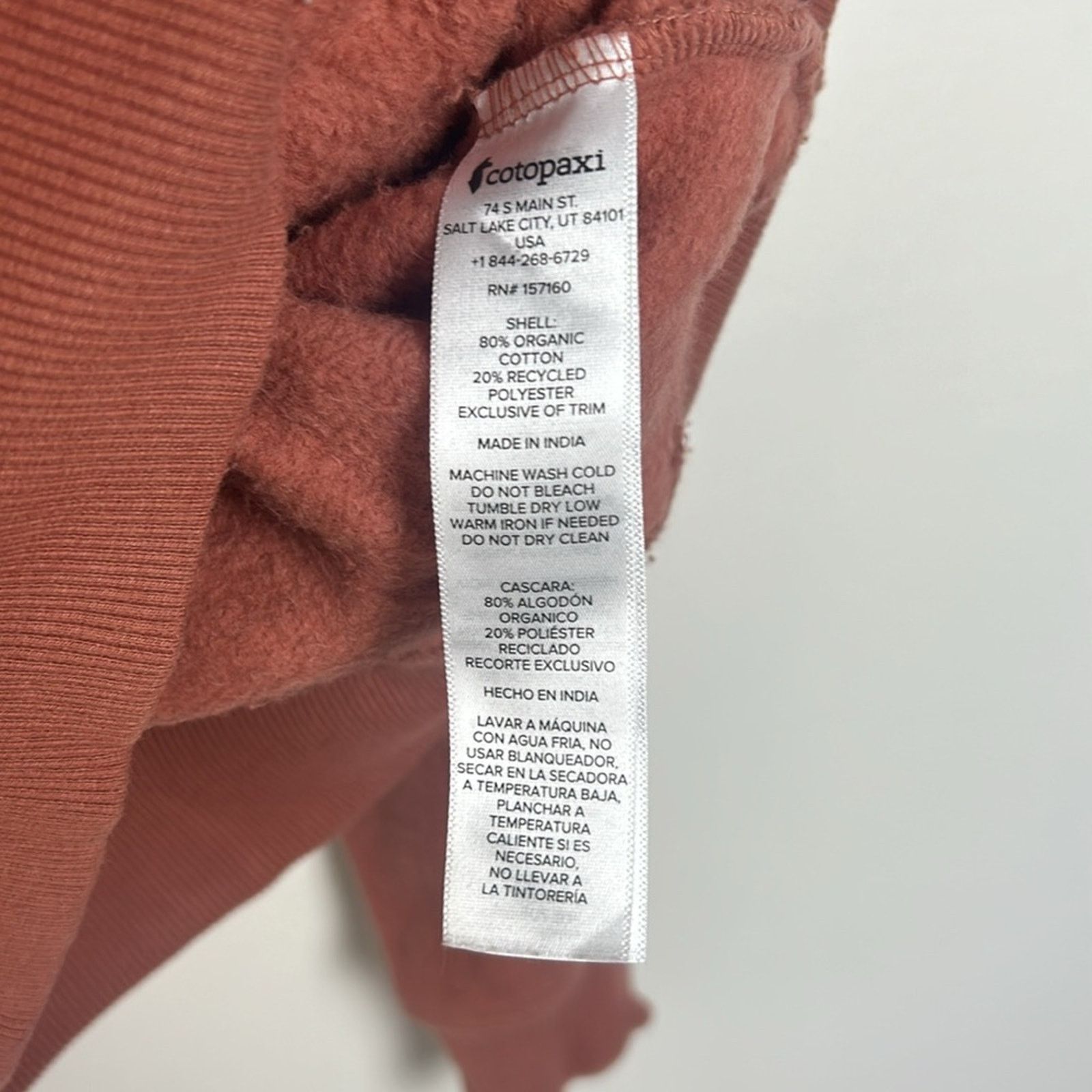 Cotopaxi Cotopaxi Do Good Organic Cotton Blend Hoodie Size M / US 6-8 / IT 42-44 - 5 Thumbnail