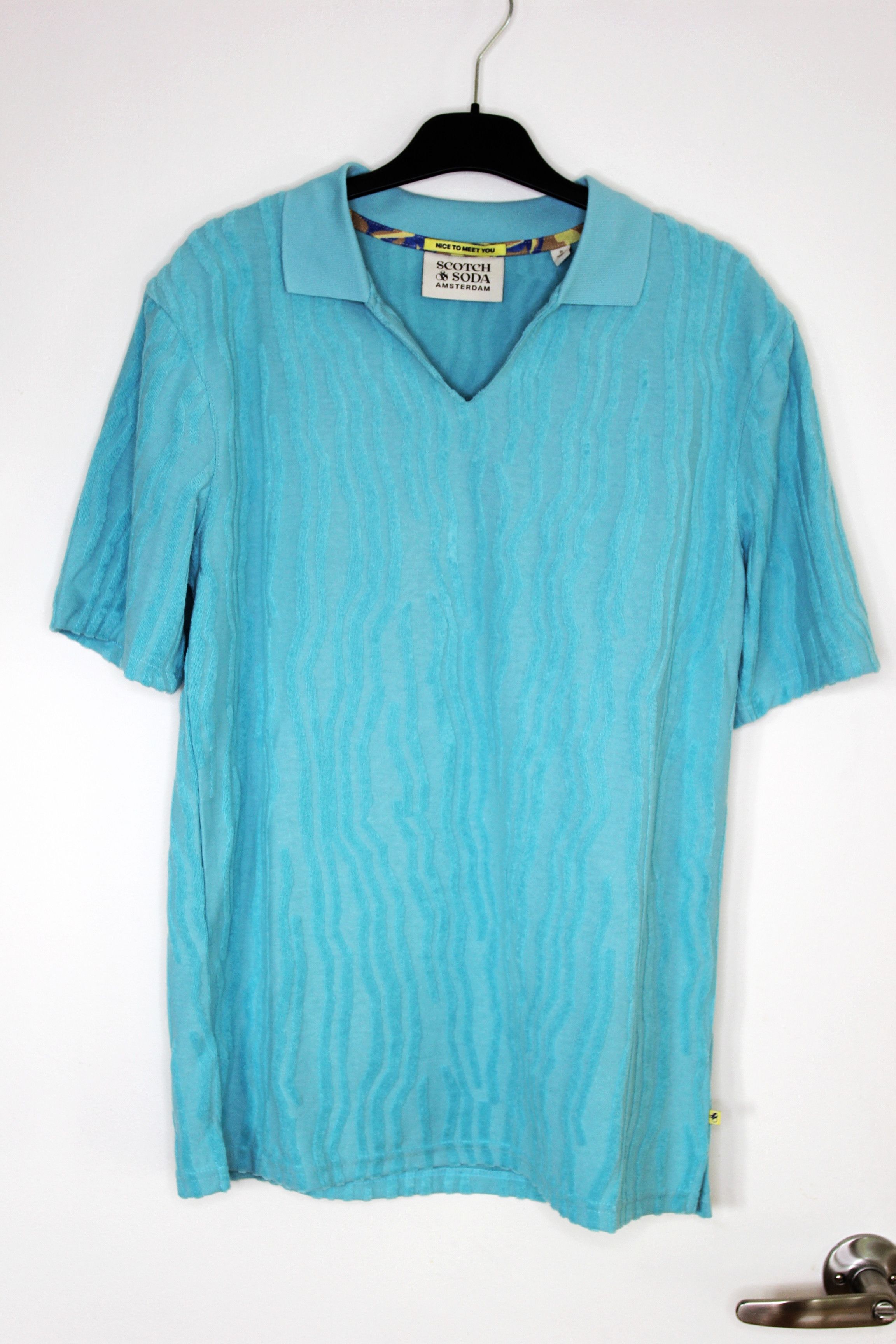 Scotch & Soda BNWT SS25 SCOTCH & SODA TERRY JOHNNY COLLAR POLO S Size US S / EU 44-46 / 1 - 2 Thumbnail