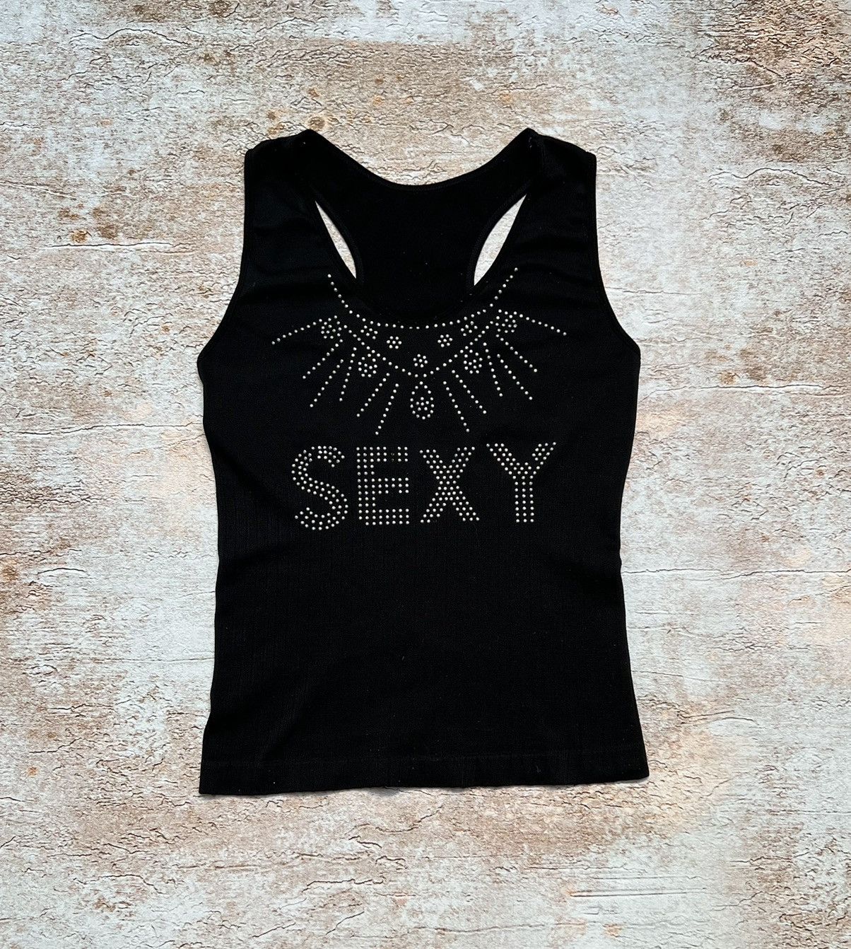 Hysteric Glamour Vintage SEXY logo Japanese style tank top Size S / US 4 / IT 40 - 1 Thumbnail
