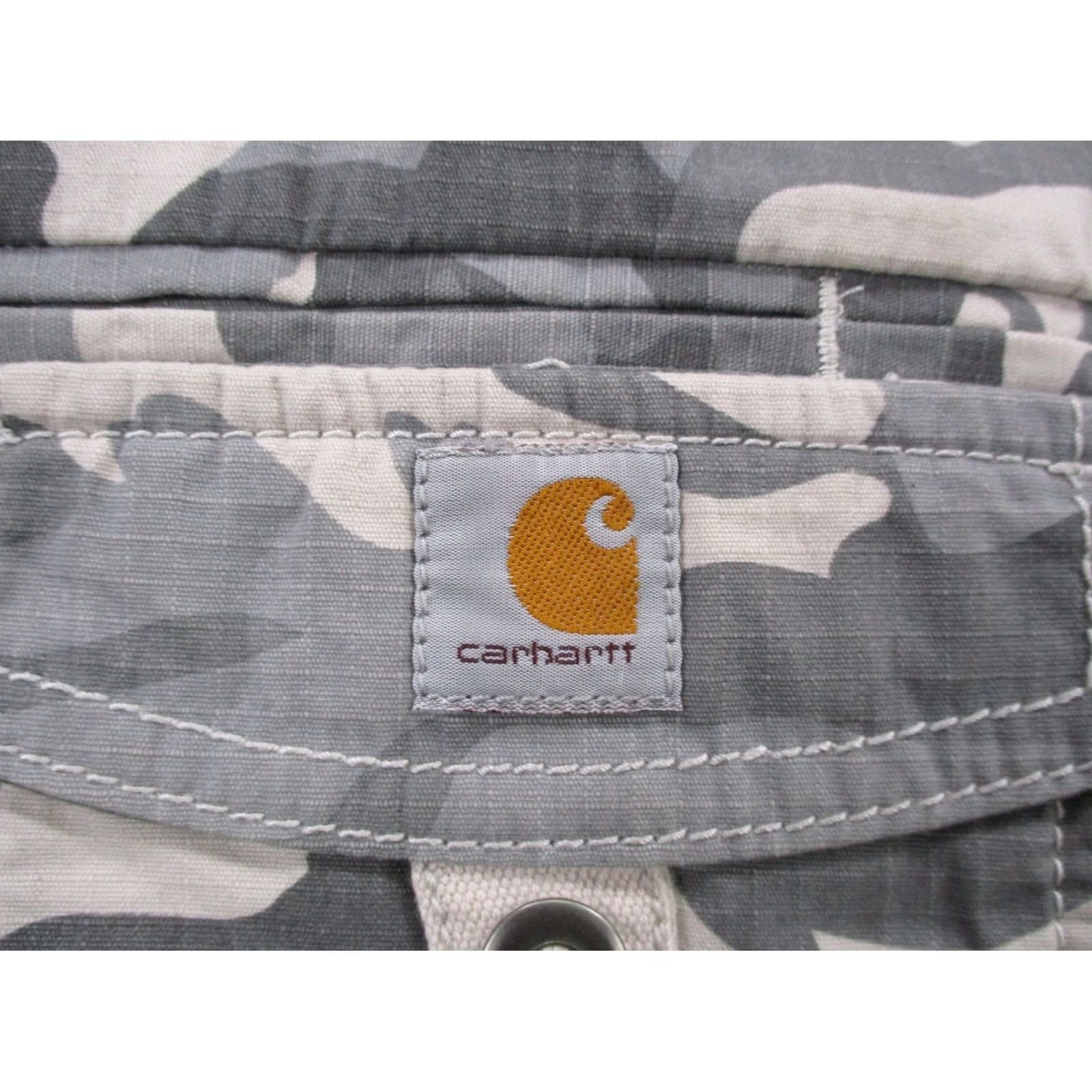 Carhartt Carhartt Vest Women M Gray Camouflage Zip Full Zip Outdoor Windbreaker Casual Travel 90s? Size M / US 6-8 / IT 42-44 - 6 Thumbnail