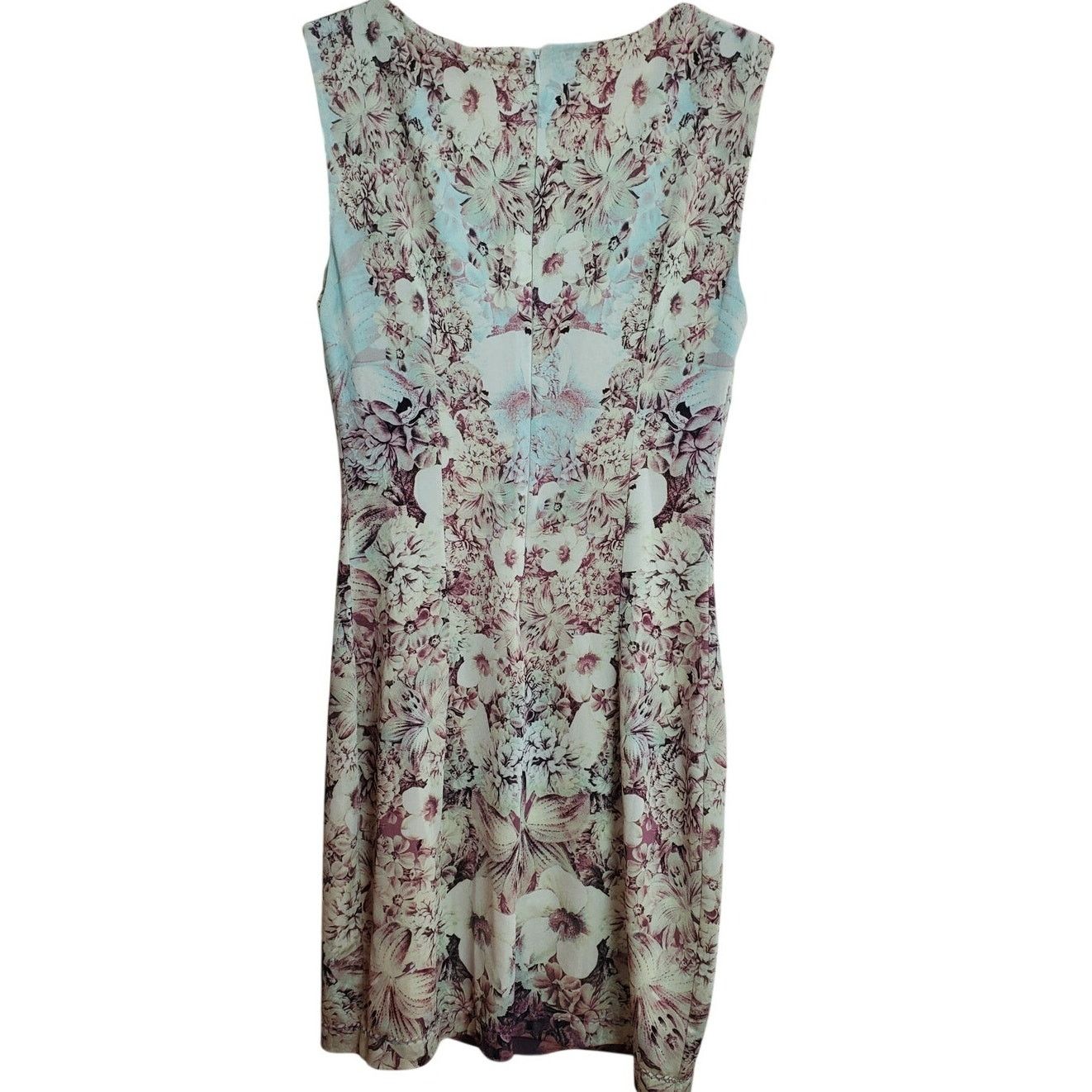 Other Golbary Pastel Floral Sleeveless Sheath Dress Lined Size 36 Size S / US 4 / IT 40 - 2 Thumbnail