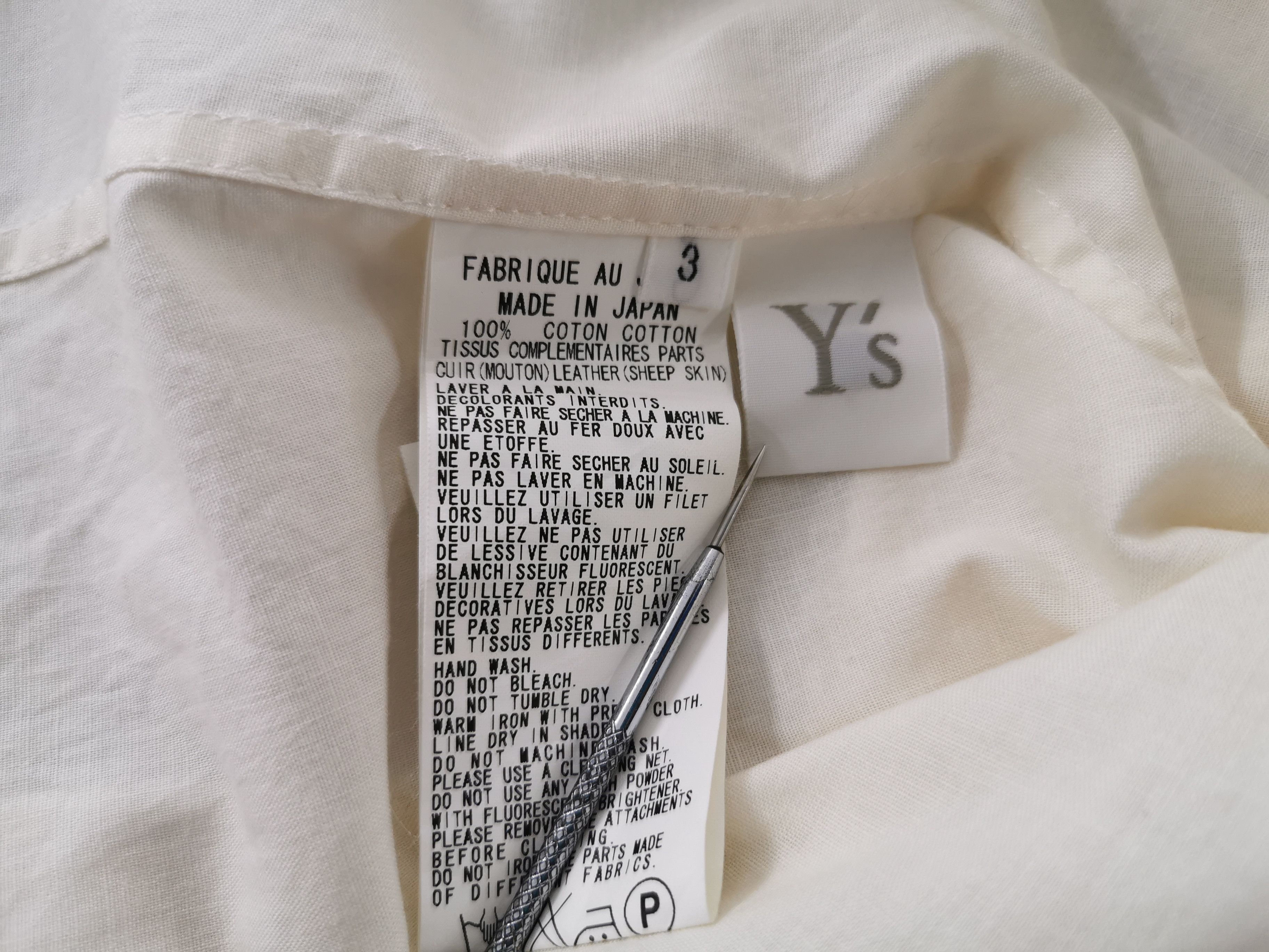 Yohji Yamamoto Yohji Yamamoto Vintage 90's Button Shirt Made In Japan Size US M / EU 48-50 / 2 - 4 Thumbnail