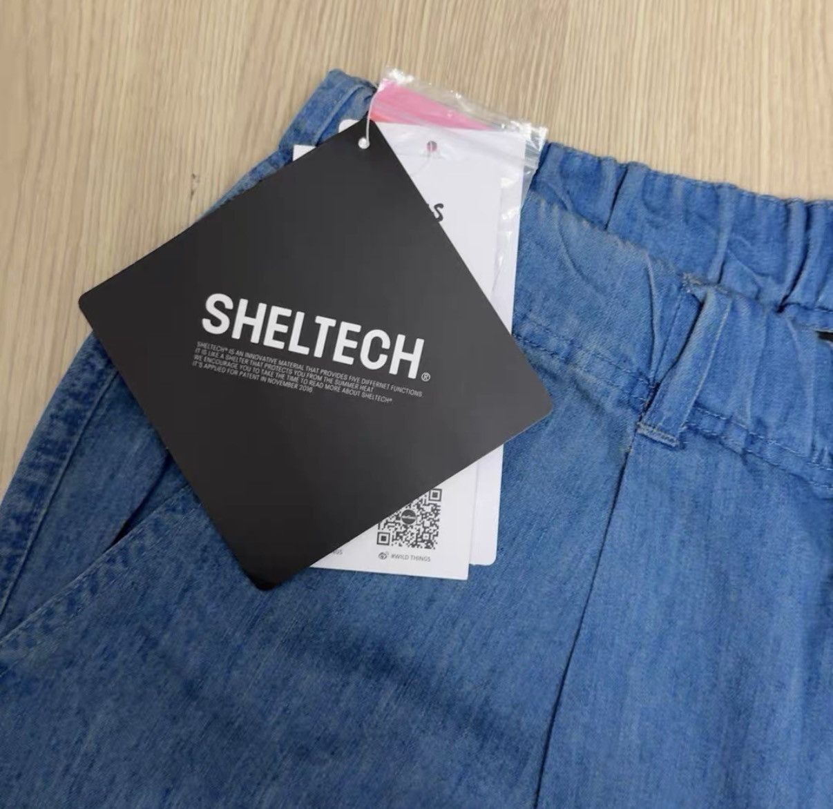 Wild Things Wildthings Sheltech Dry UV Protection Denim Shorts J44 Size US 36 / EU 52 - 4 Thumbnail