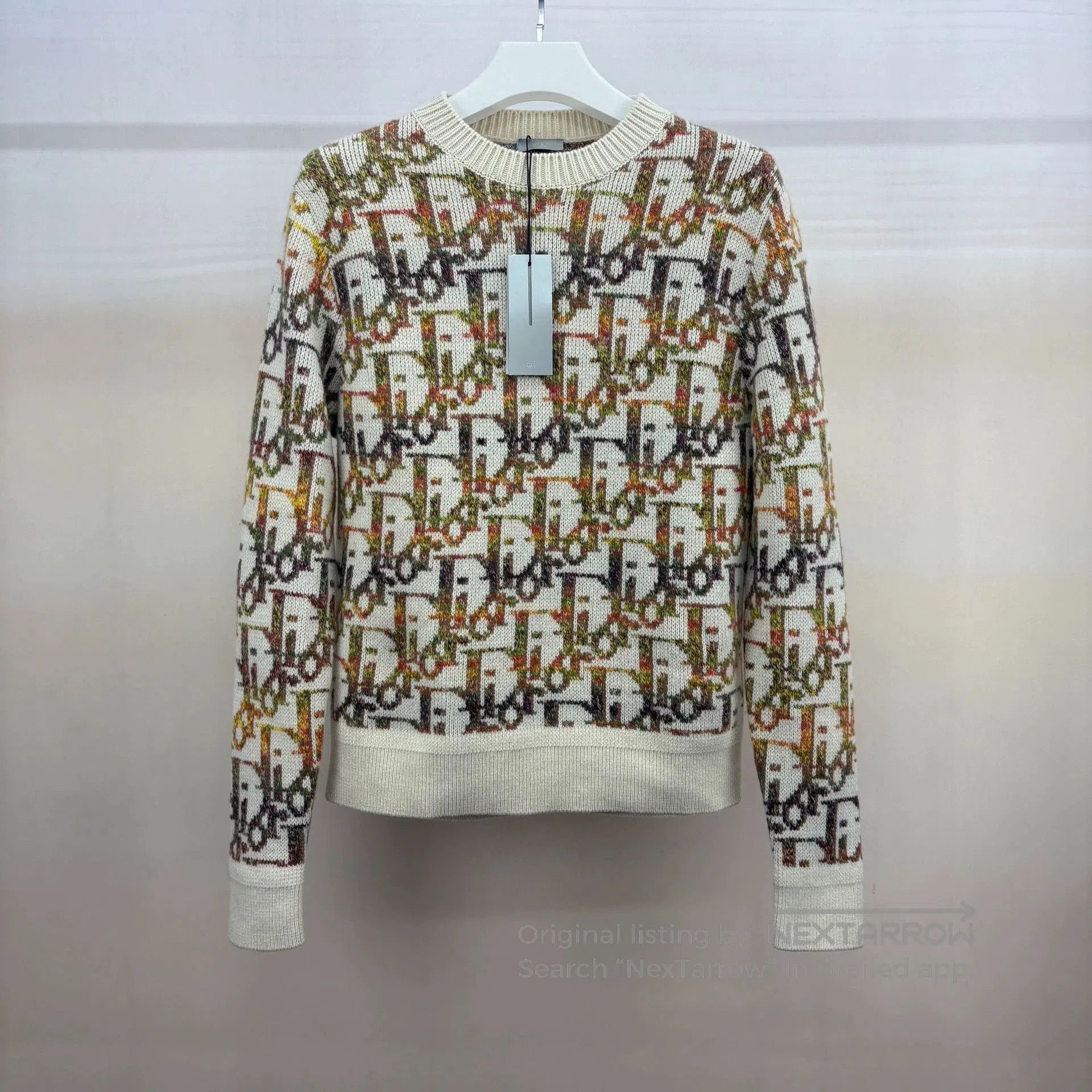 Dior dior logo wool knit sweater size s. Size US S / EU 44-46 / 1 - 1 Thumbnail