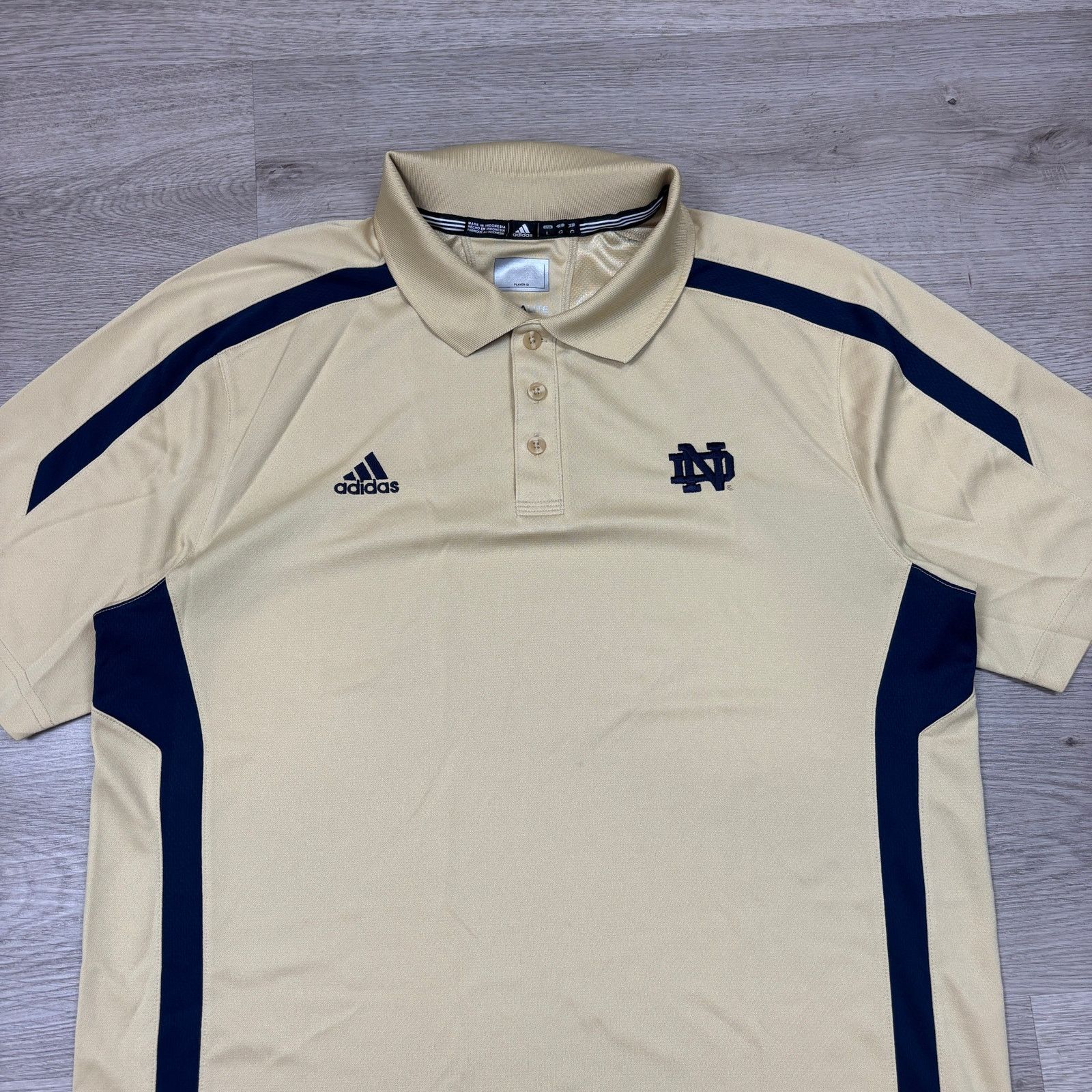 Adidas Adidas Notre Dame Fighting Irish Team Issue Polo Men's Large Size US L / EU 52-54 / 3 - 2 Thumbnail