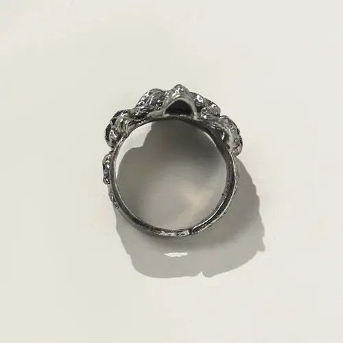 Other Vintage Skull Ring Size ONE SIZE - 4 Thumbnail