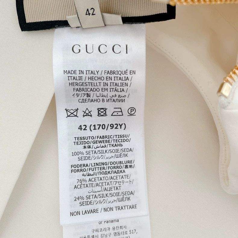 Gucci Gucci White lotus leaf collar sleeveless 2504-Nextarrow Size M / US 6-8 / IT 42-44 - 6 Thumbnail
