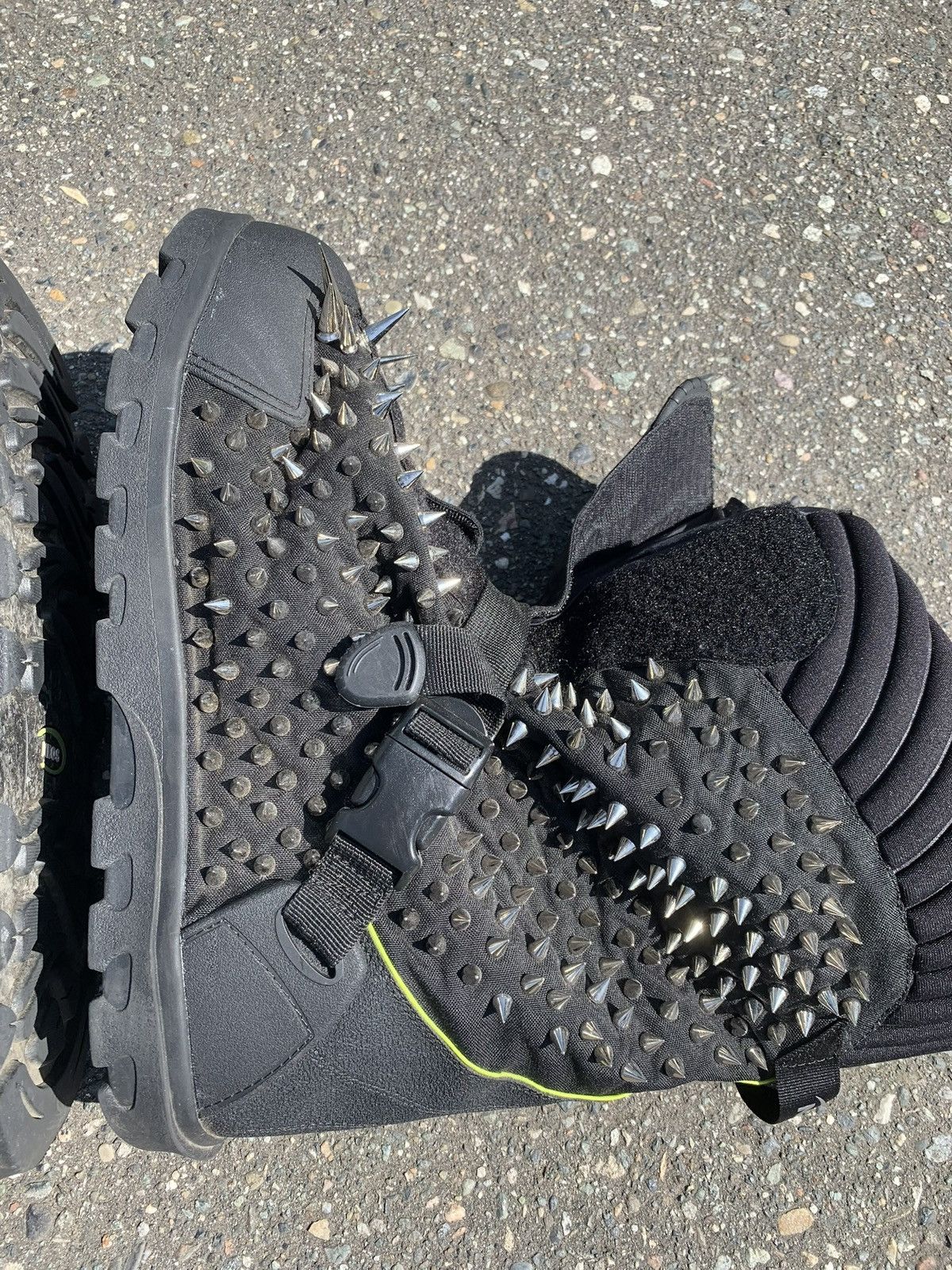 Vintage NovocentoNovantanove "Spiked" boot covers Size US 12.5 / EU 45-46 - 12 Thumbnail