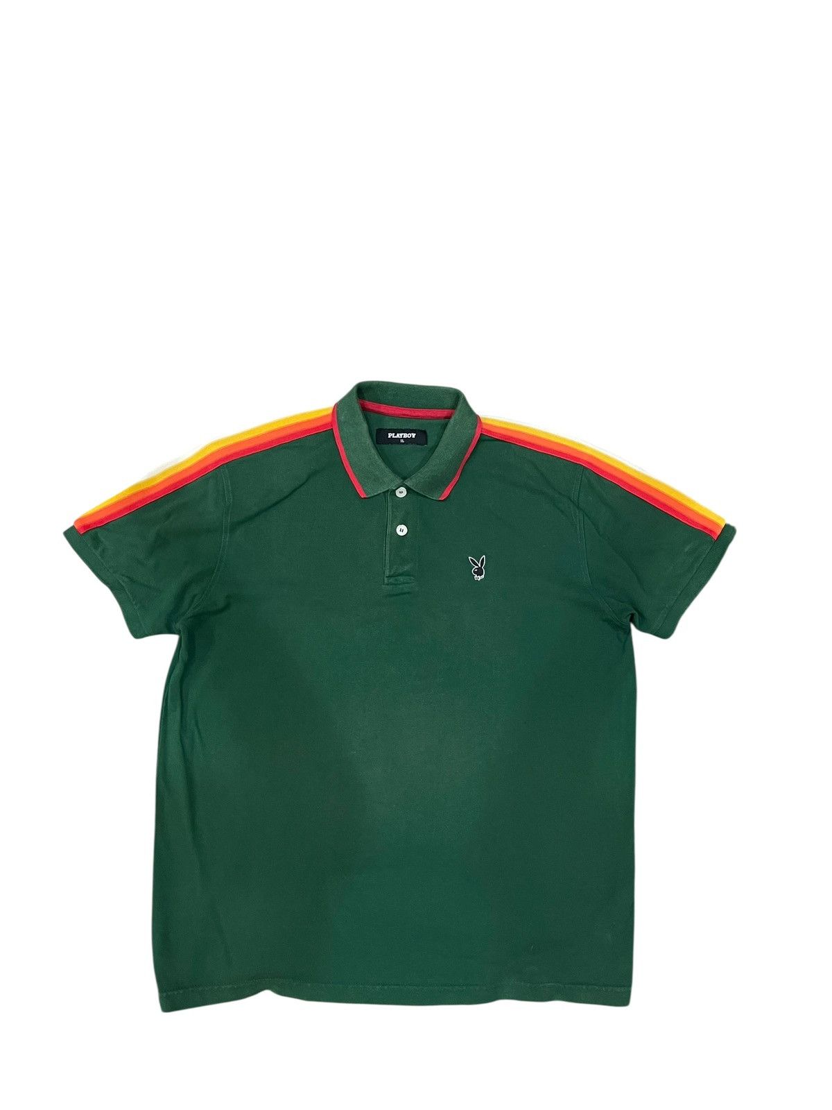 Number (N)ine × Playboy Playboy Rasta Tape Polo Tee Size US L / EU 52-54 / 3 - 1 Thumbnail