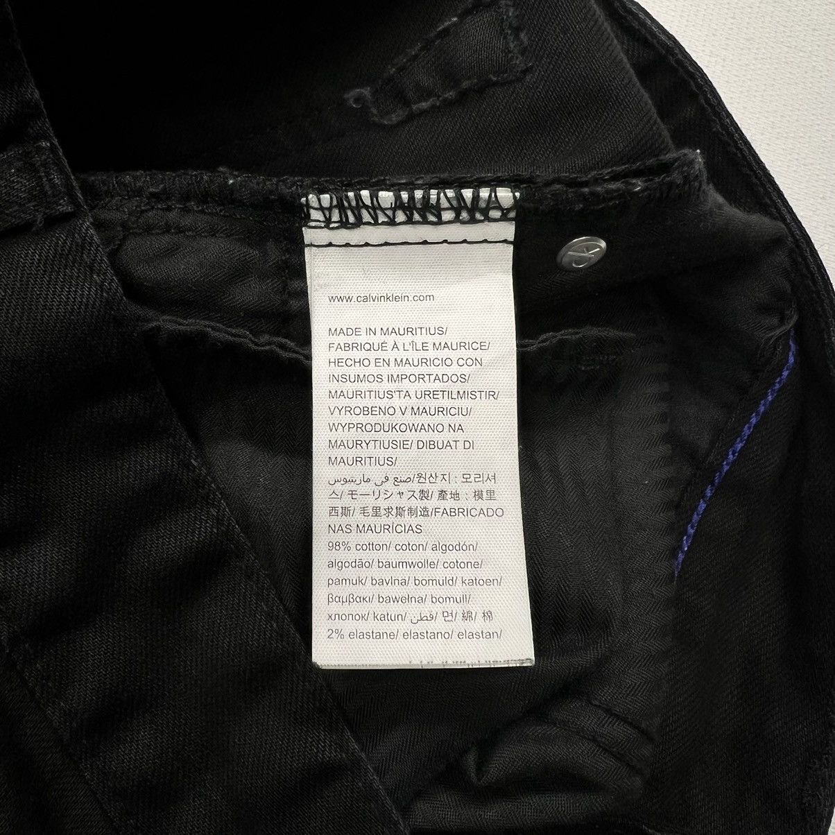 Calvin Klein Calvin Klein Jeans Black Slim Fit Regular Denim Pants Dark Size US 30 / EU 46 - 10 Thumbnail