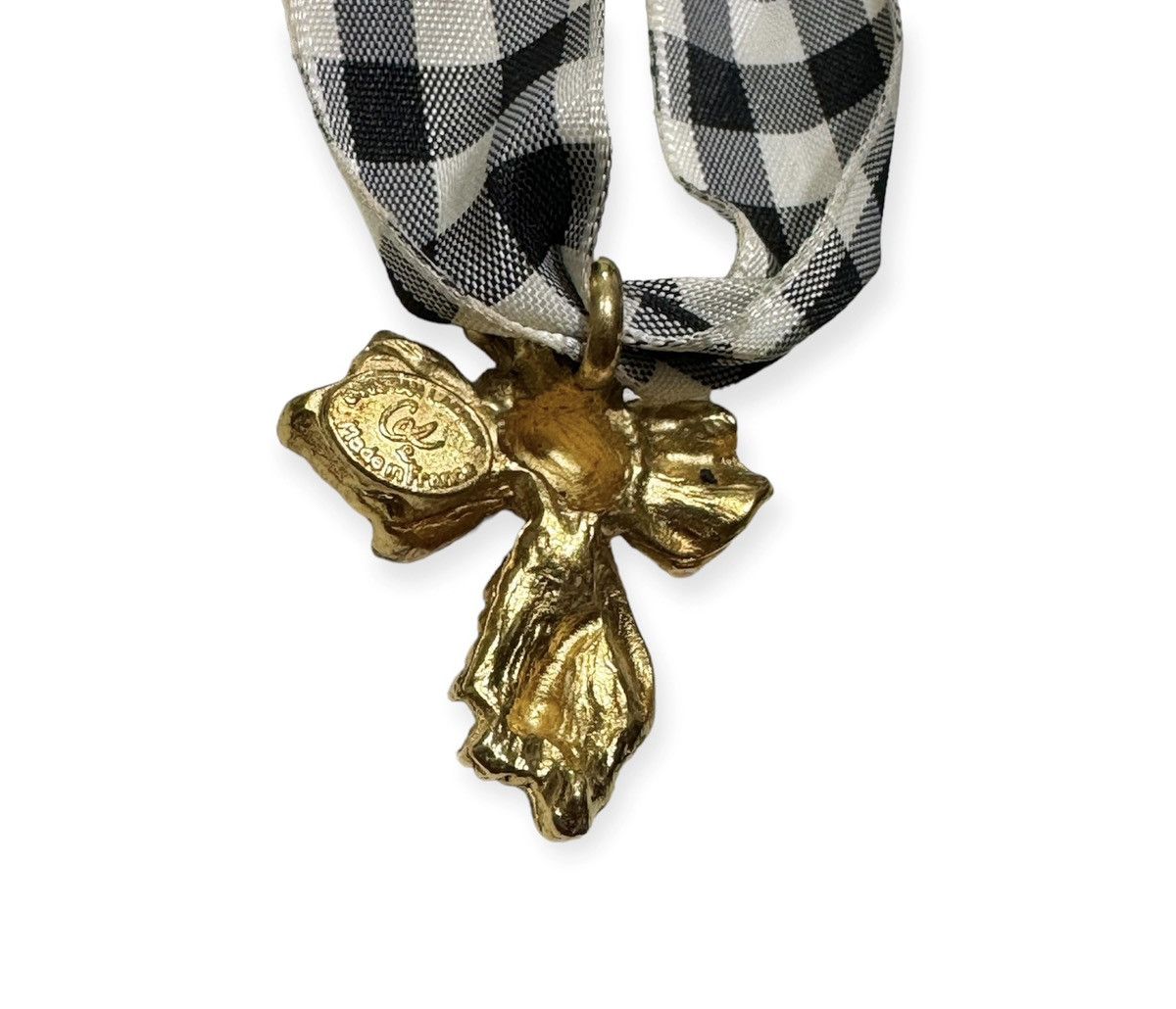Christian Lacroix × Vintage 80’s Gold Pendant Necklace Size ONE SIZE - 7 Thumbnail