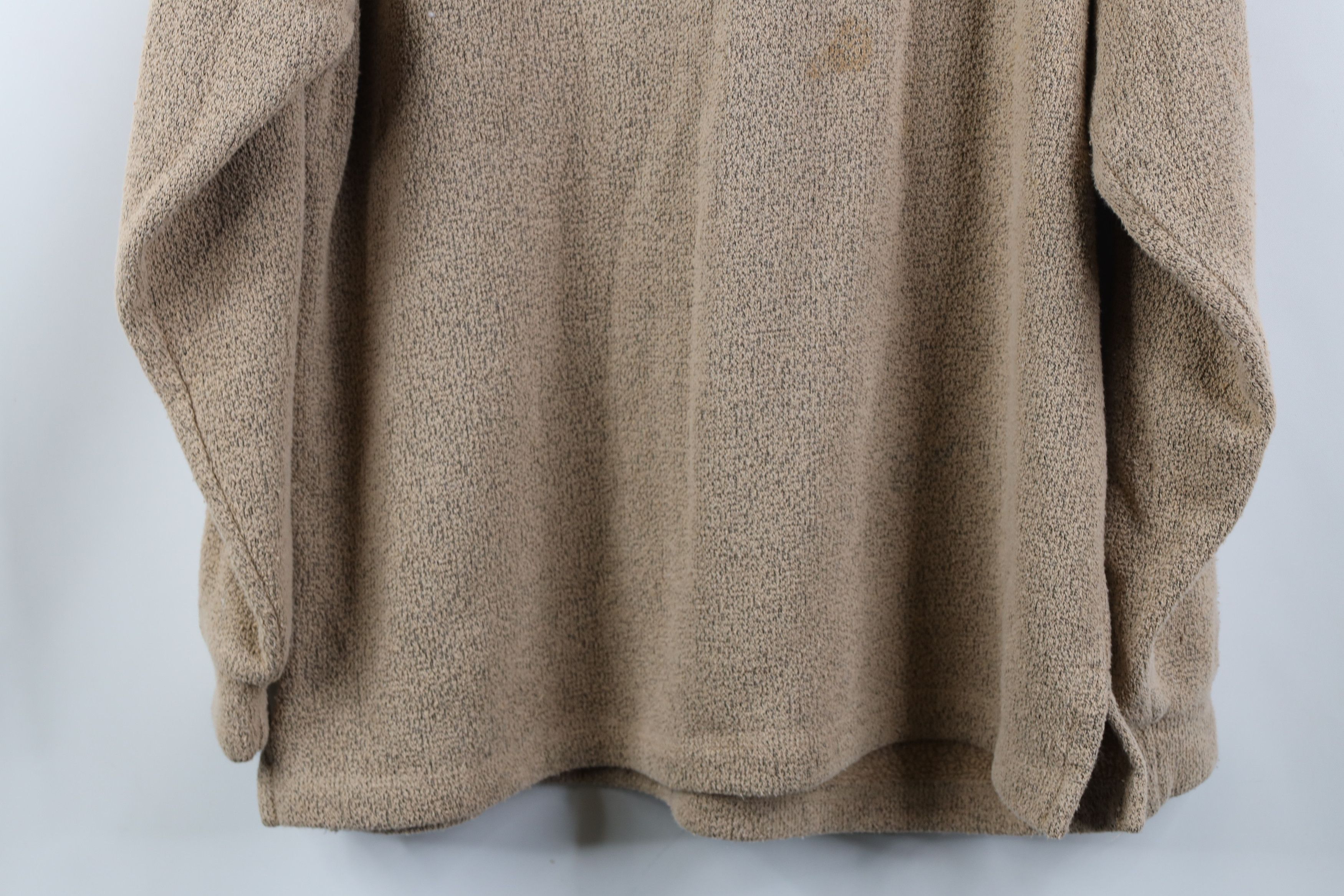 Vintage Vintage 90s Streetwear Blank Knit 1/4 Half Zip Sweater USA Size M / US 6-8 / IT 42-44 - 14 Thumbnail