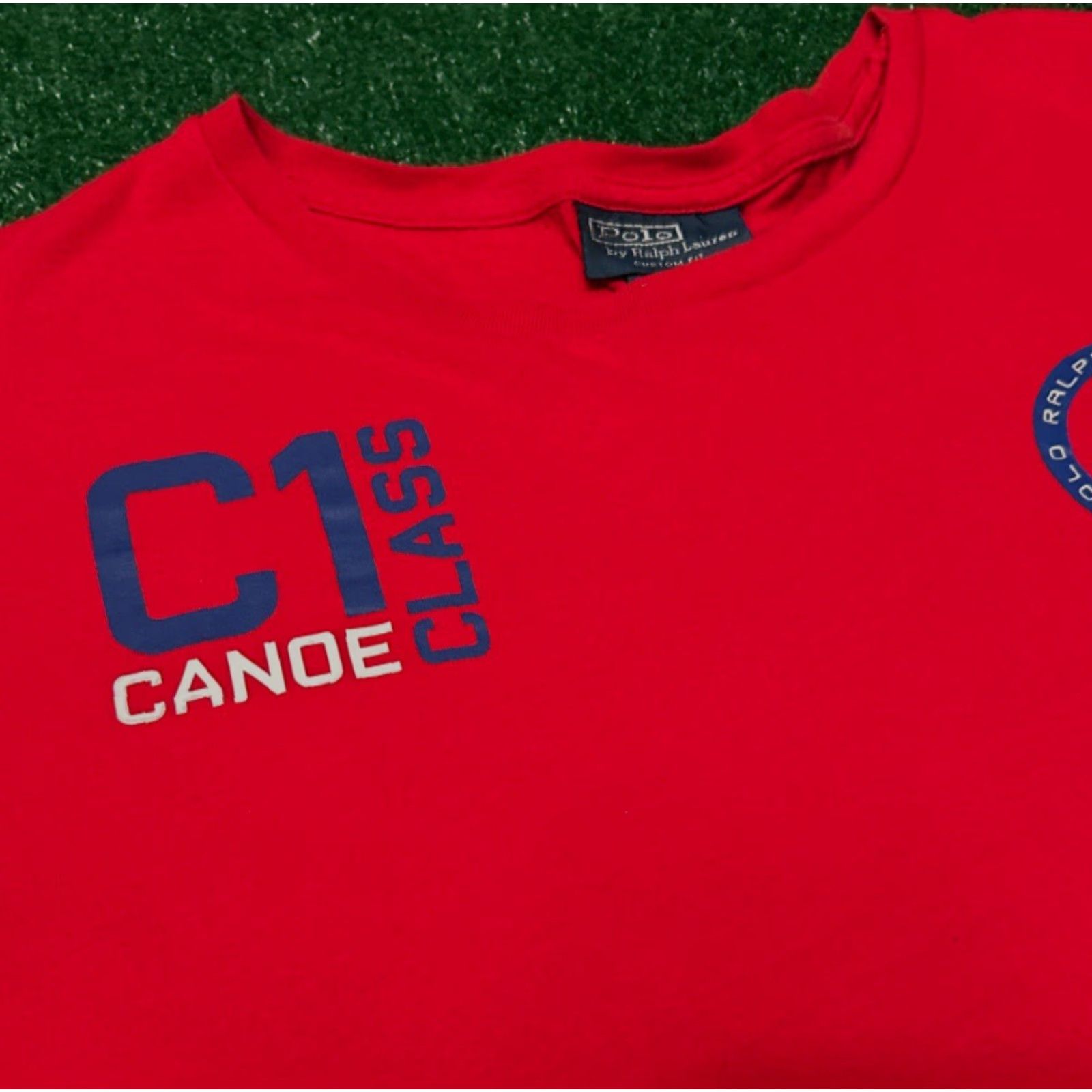 Polo Ralph Lauren VINTAGE Polo Ralph Lauren Canoe C1 Class Stadium VTG Shirt Mens XXL Red 90s Retro Hip Hop Sports Outdoor Vintage Shirts Mens Size US XXL / EU 58 / 5 - 3 Thumbnail