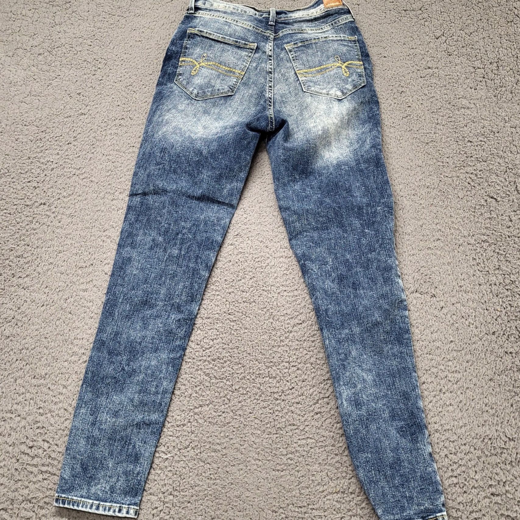 Levi's Levi's Denizen Jeans Women's 7 W28 Ultr High-Rise Ankle Jeggings Acid Wash Denim Jeans Women's 90s Beach Size 28" / US 6 / IT 42 - 2 Thumbnail