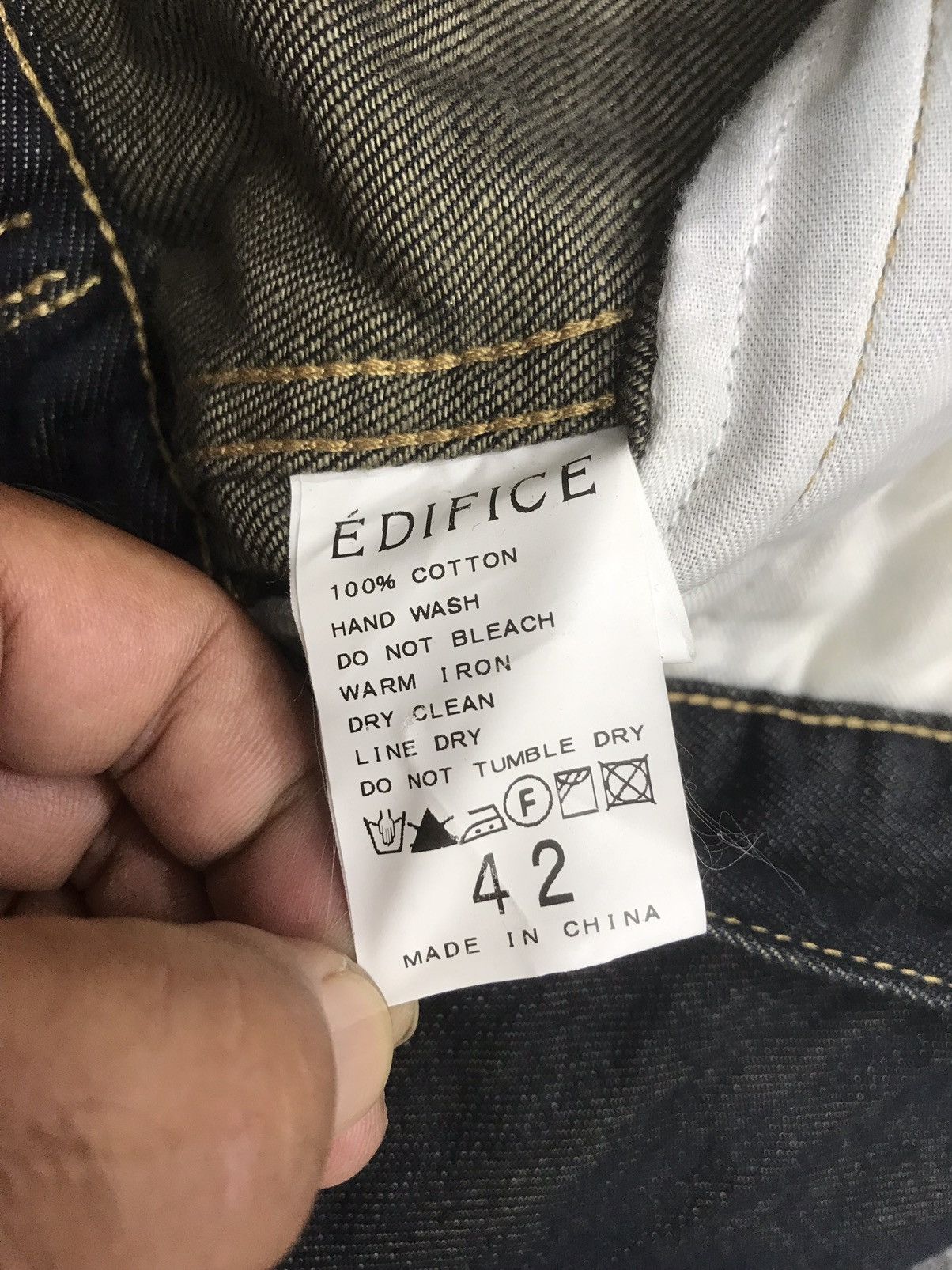 Japanese Brand 💥ARCHIVAL💥EDIFICE MUDWASH DENIM TRUCKER F201 Size US XS / EU 42 / 0 - 17 Thumbnail