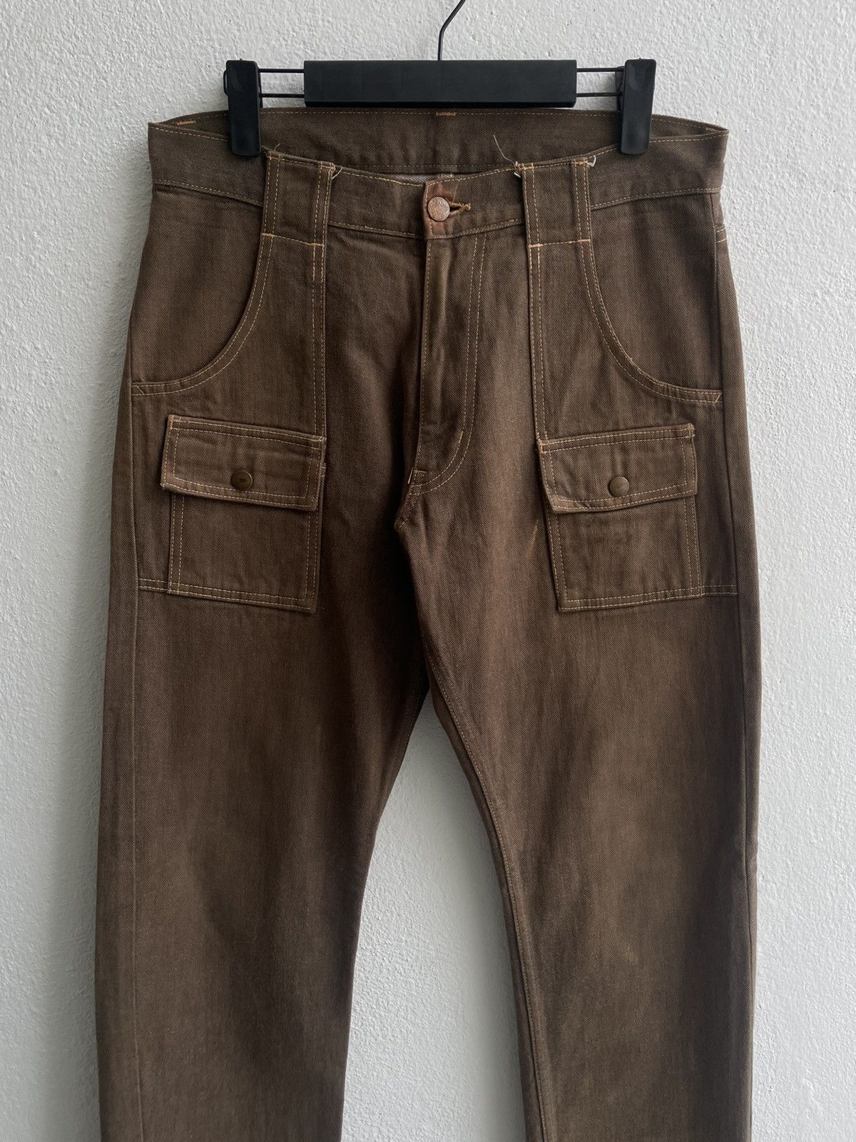 Bape Vintage 2000's Bathing Ape Busy Work Denim Bush Pants Size US 31 - 2 Thumbnail