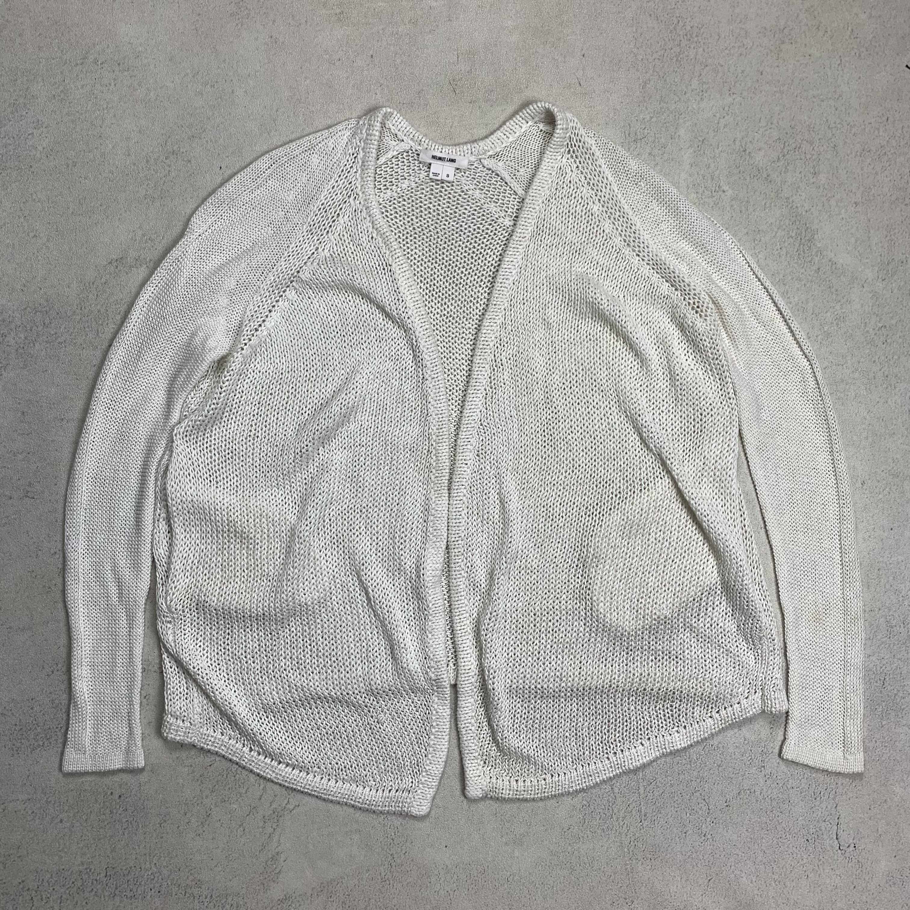 Helmut Lang Helmut Lang Knit Cardigan Size S / US 4 / IT 40 - 1 Thumbnail