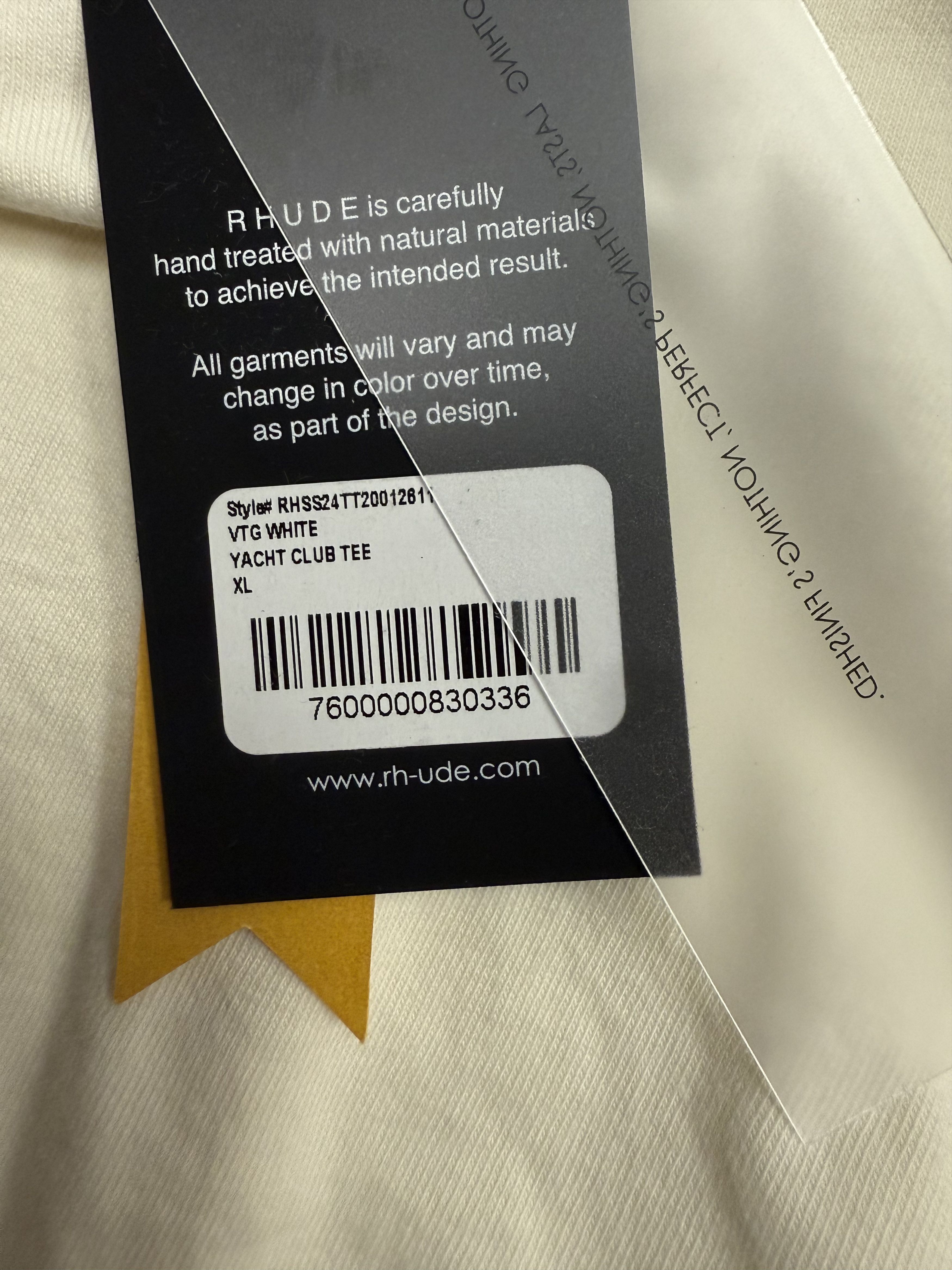Rhude Rhude Yacht Club Tee Size US XL / EU 56 / 4 - 2 Thumbnail