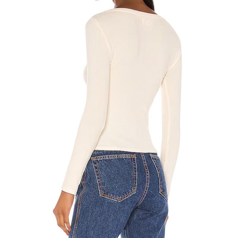 Lovers and Friends Lovers and Friends x Lindsi Lane Oliver Top in Cream, Size S Size S / US 4 / IT 40 - 2 Thumbnail
