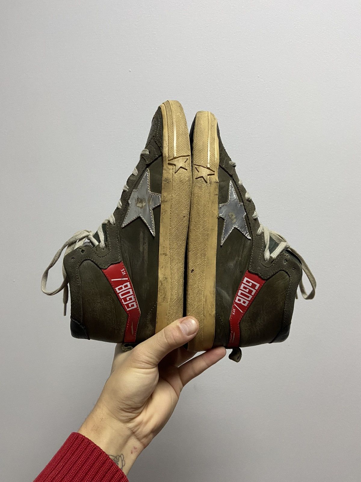 Golden Goose × Vintage Golden Goose 2.12 hi top Sneakers vintage Skate Star Size US 7.5 / EU 40-41 - 9 Thumbnail