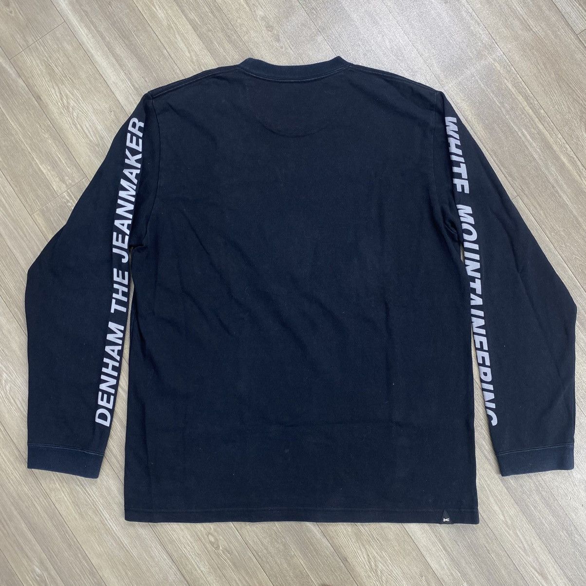 DENHAM × White Mountaineering White Mountaineering X Denham Spell Out T Shirt Long Sleeve Size US L / EU 52-54 / 3 - 9 Thumbnail