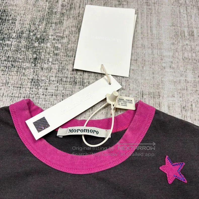 Vintage Moromoro Star Embroidered Short Sleeve T. Size US M / EU 48-50 / 2 - 3 Thumbnail