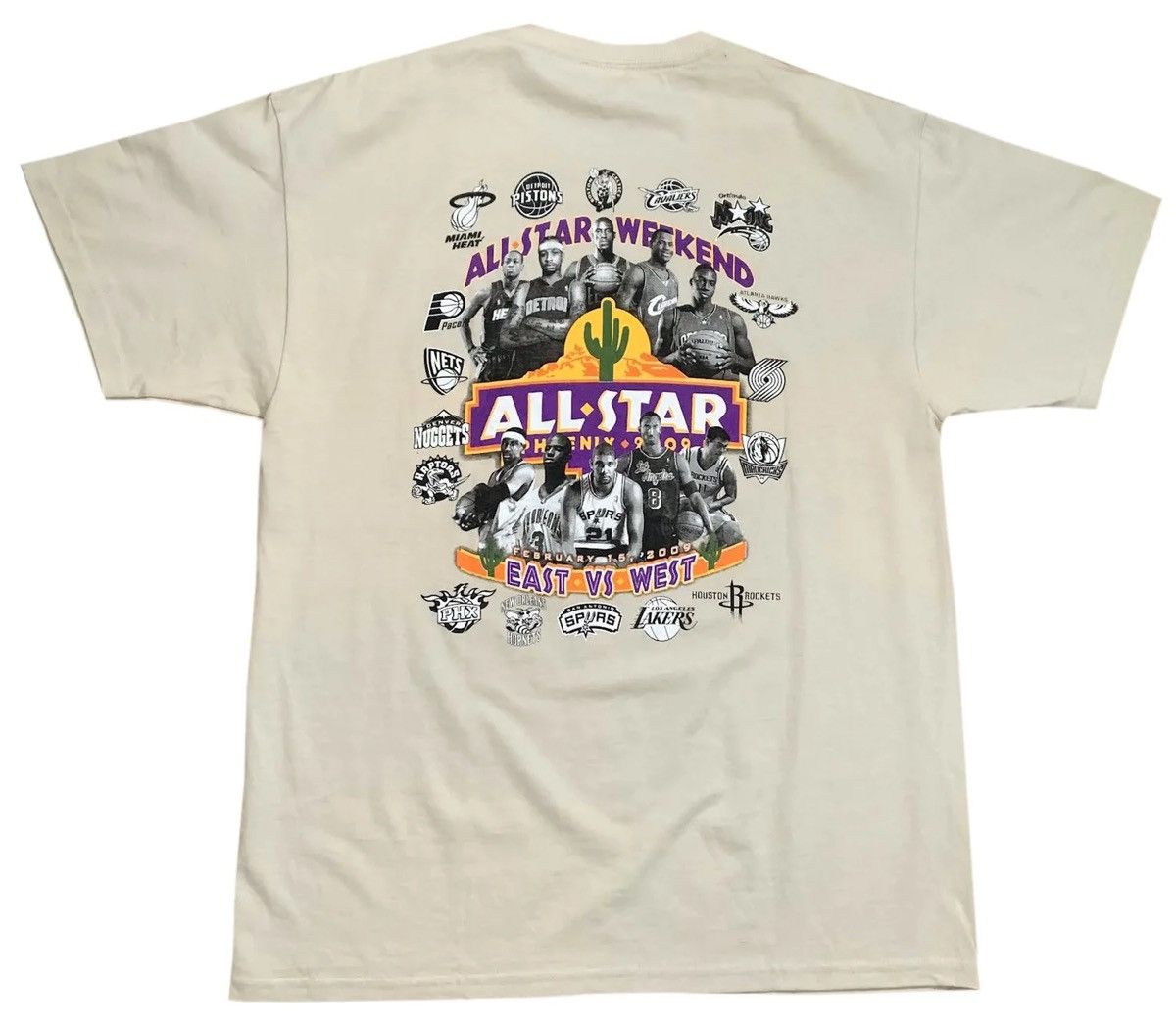 Jerzees NBA All Star Game 2009 T Shirt (Size L) NWOT Size US L / EU 52-54 / 3 - 1 Thumbnail