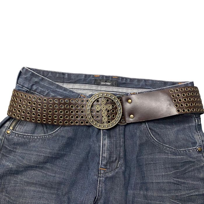 If Six Was Nine BINDINGOFFER💥 Cross Studded Belt Kmrii Style