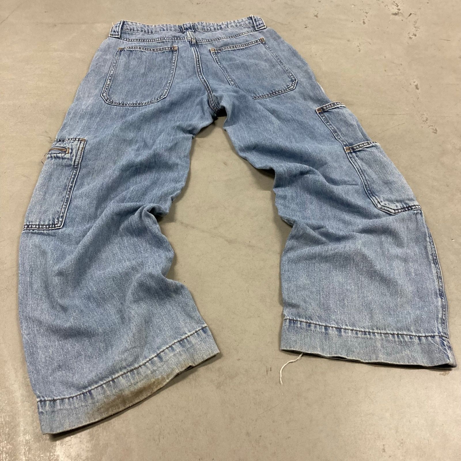 Vintage vintage y2k baggy cargo jeans 29x29 Size US 29 - 2 Thumbnail
