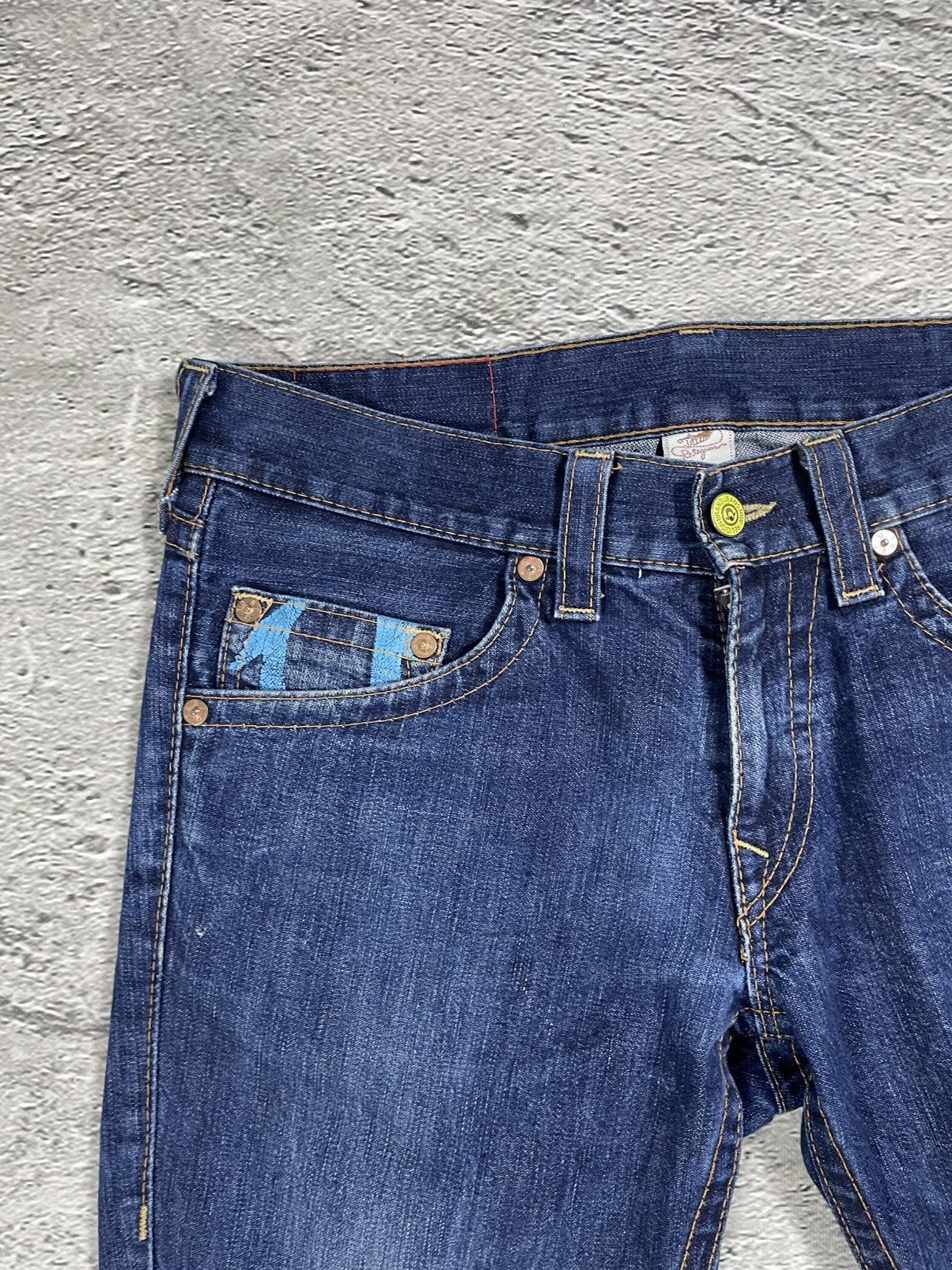 True Religion True Religion vintage blue jeans big logo painted Size US 36 / EU 52 - 6 Thumbnail