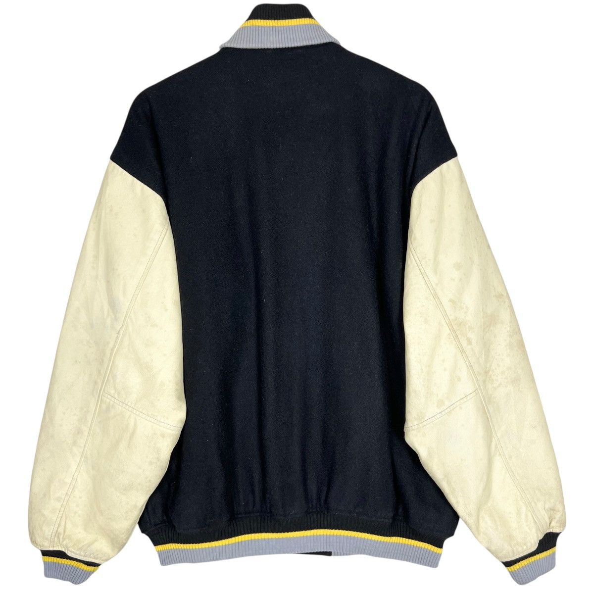 Vintage Vintage Suntory Malt’s Beer Leather Sleeve Varsity Jacket Size US XL / EU 56 / 4 - 10 Thumbnail