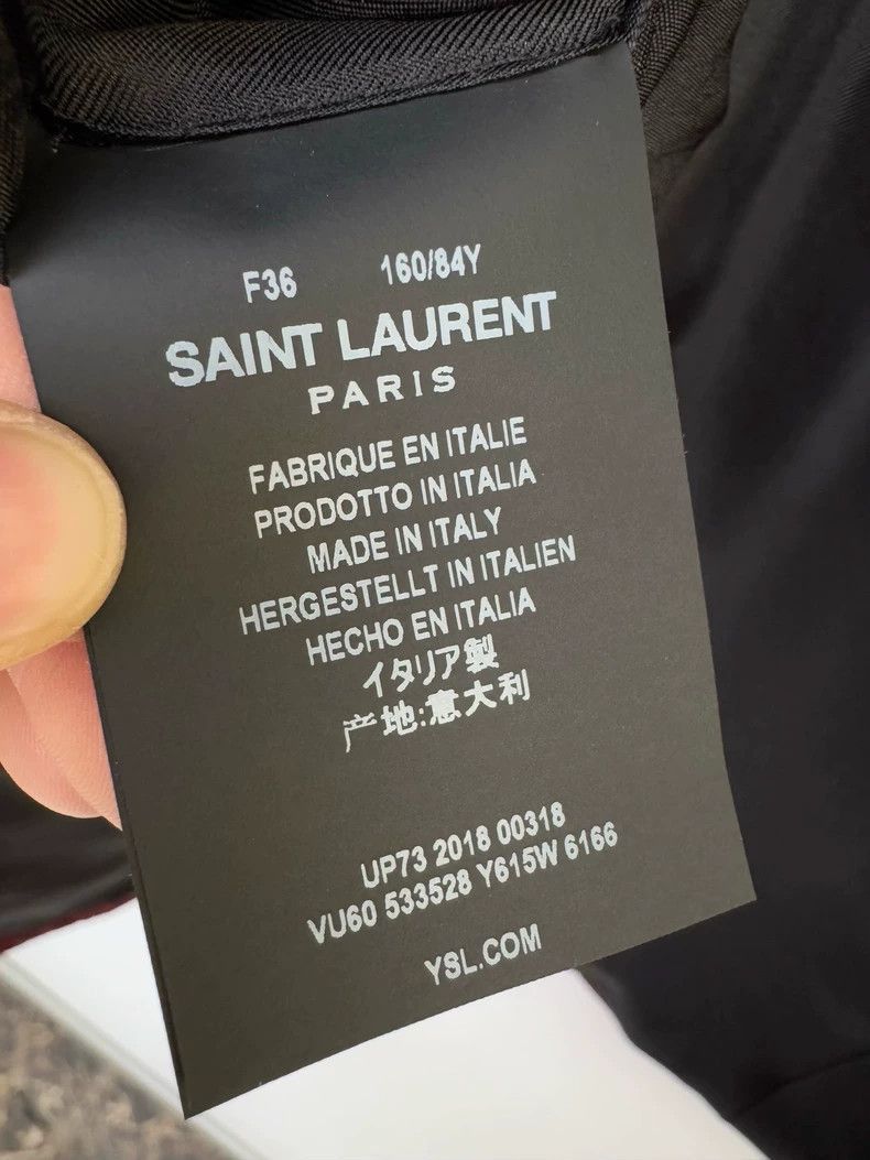 Saint Laurent Paris Saint Laurent Velvet Blazer in Burgundy-2506 Size S / US 4 / IT 40 - 4 Thumbnail