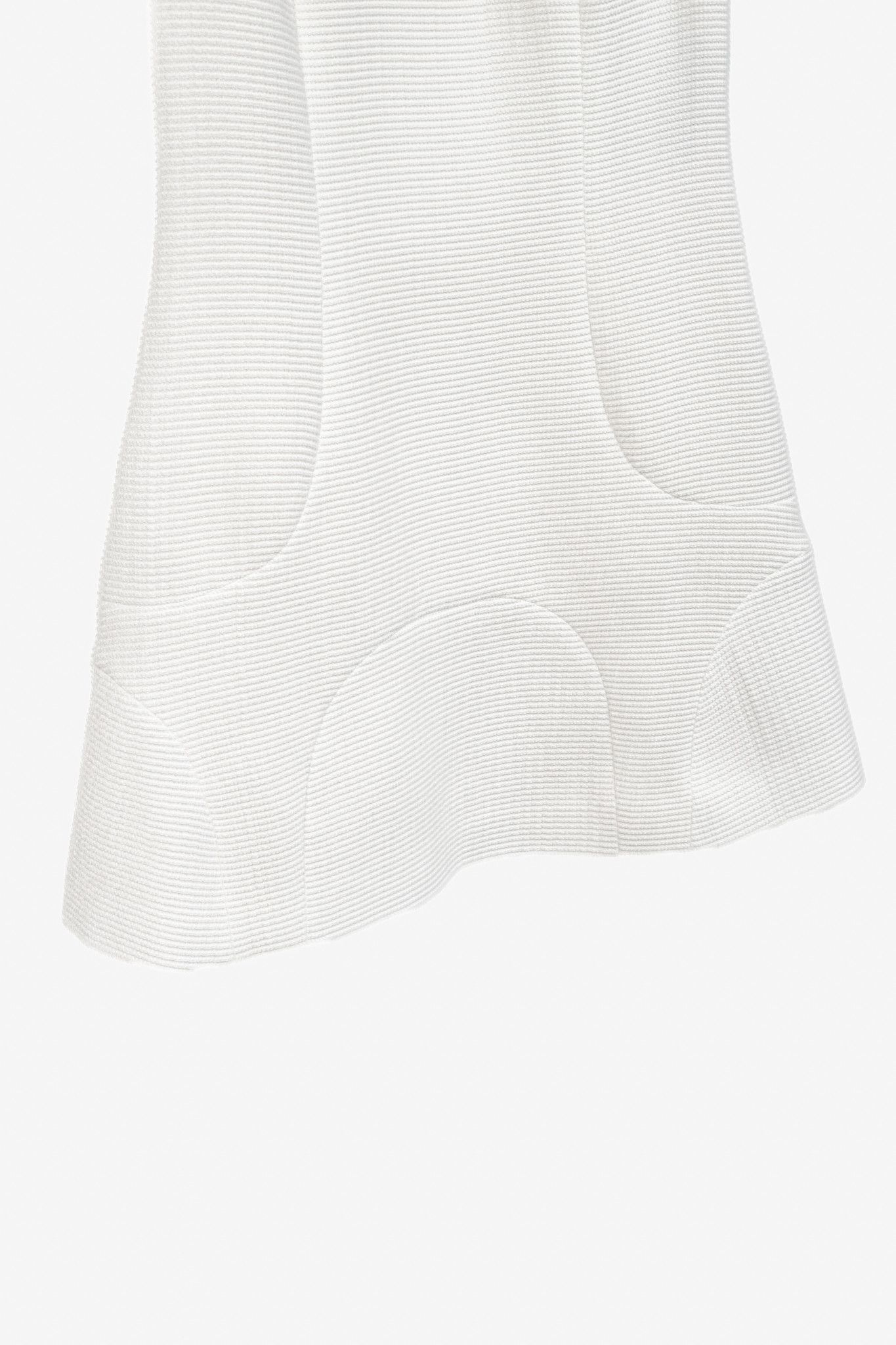 Chanel Chanel Ivory Textured Cotton Sleeveless Shift Dress Size M / US 6-8 / IT 42-44 - 7 Thumbnail