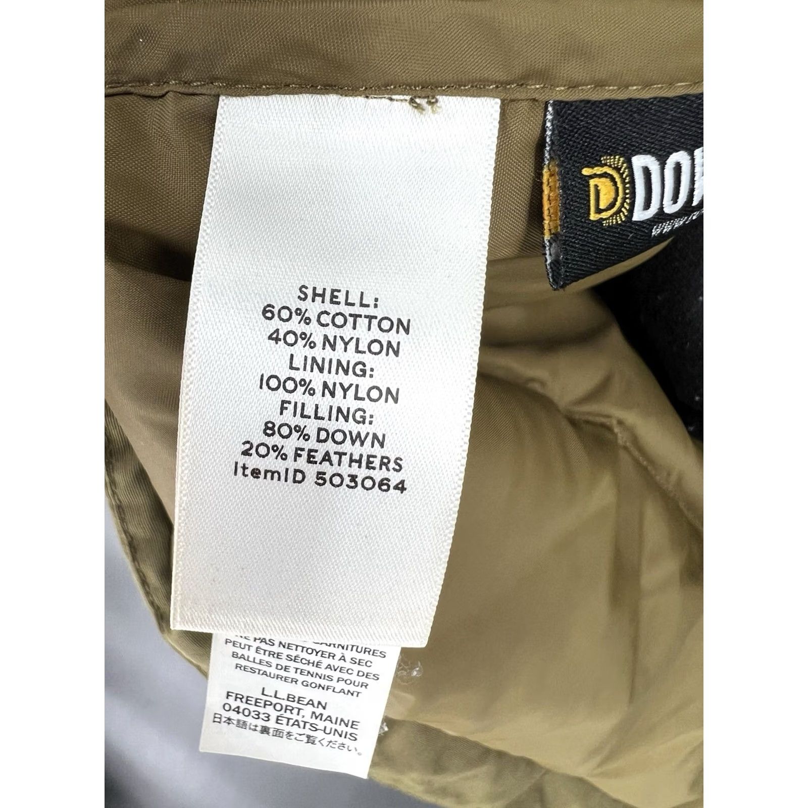 Vintage LL Bean Signature Men Goose Downtek Anorak Pullover Half Zip Winter Coat Size M Size US M / EU 48-50 / 2 - 7 Thumbnail