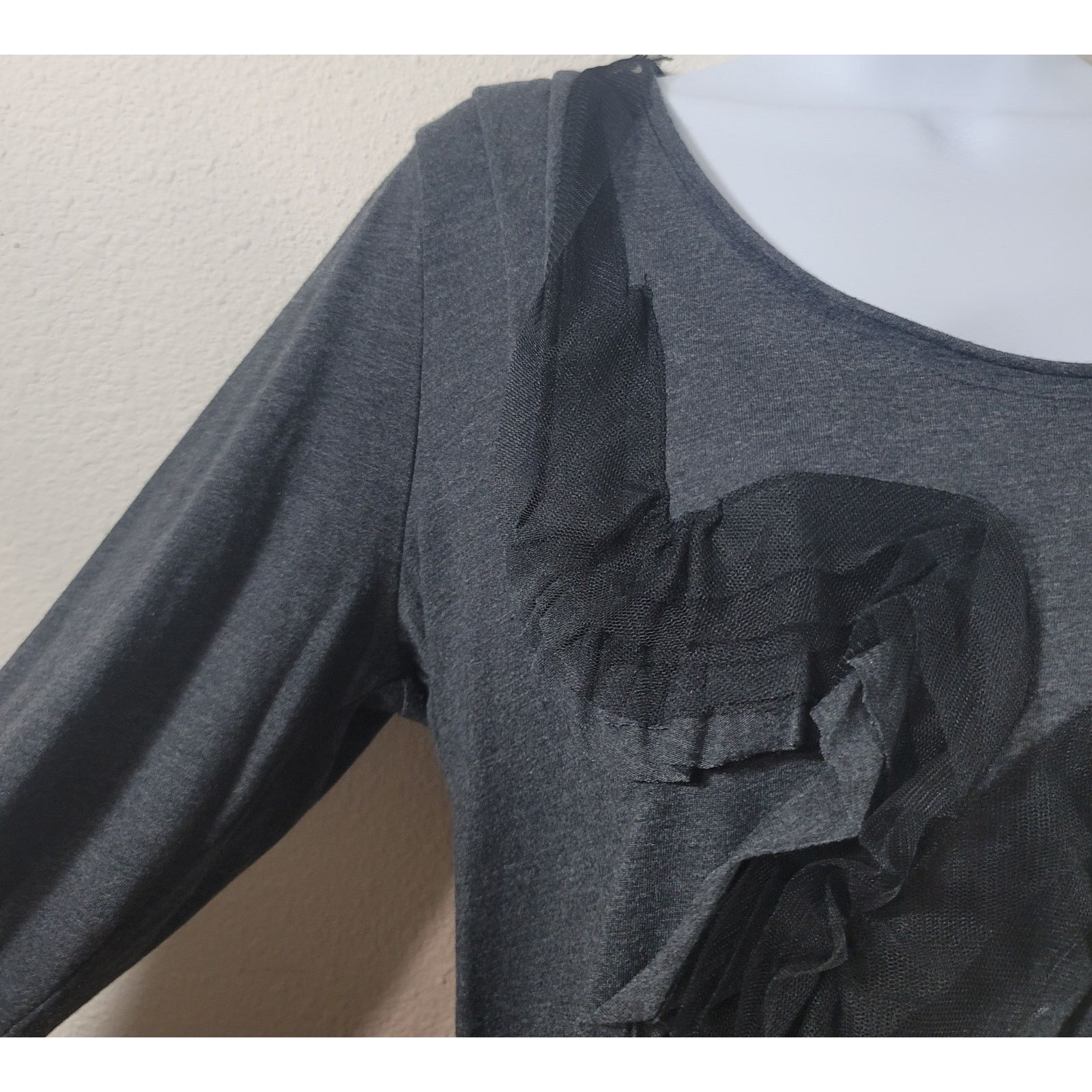 Other Simply Vera Charcoal Black Pure Night Top Large New With Tag Size L / US 10 / IT 46 - 5 Thumbnail