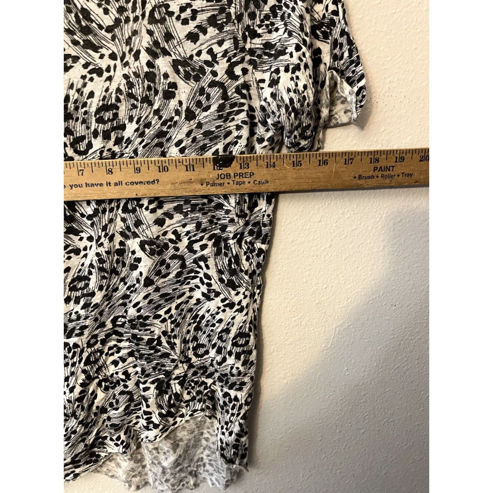 Zara Zara Women's Black Leopard Animal Print Crew Neck T shirt Size S - Multicolor, Short Sleeve, Basic, Designer, Regular Size S / US 4 / IT 40 - 4 Thumbnail