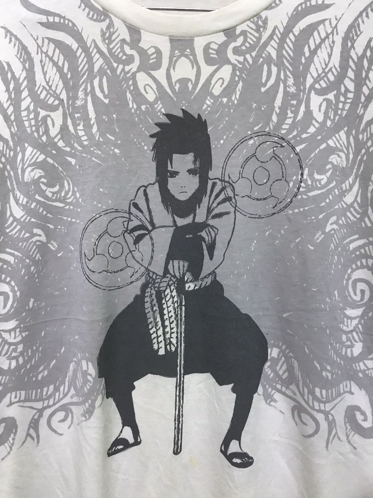 Anime × Japanese Brand × Vintage Naruto Shippuuden - Uchiha Sasuke - T-Shirt (Uniqlo) Size US L / EU 52-54 / 3 - 2 Thumbnail