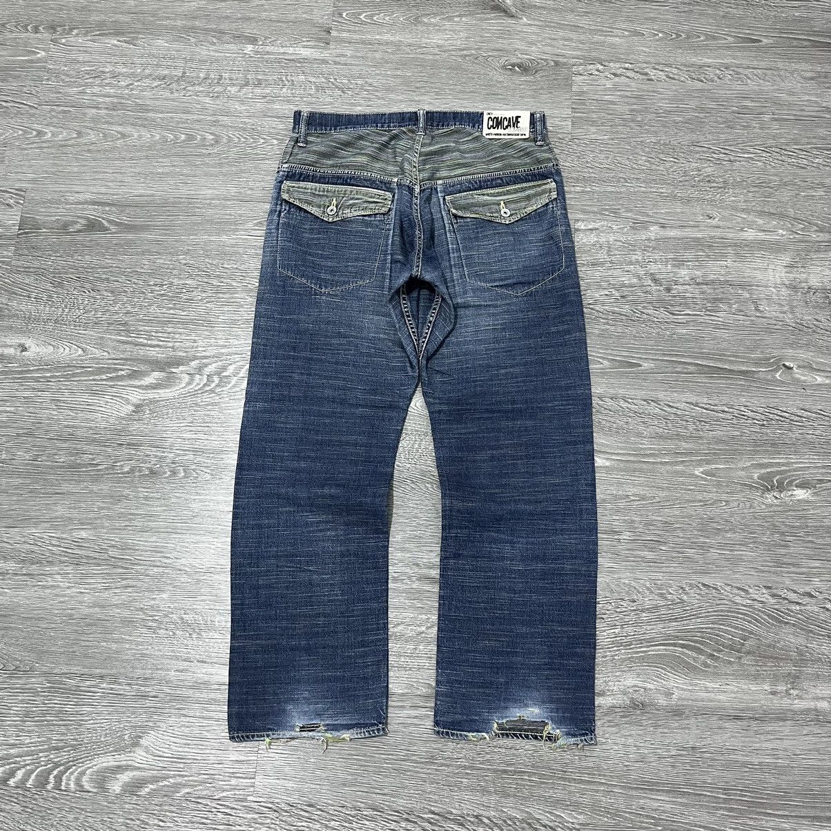 Japanese Brand CNCV Concave Attempt Weaving Denim Pant Size US 33 - 6 Thumbnail