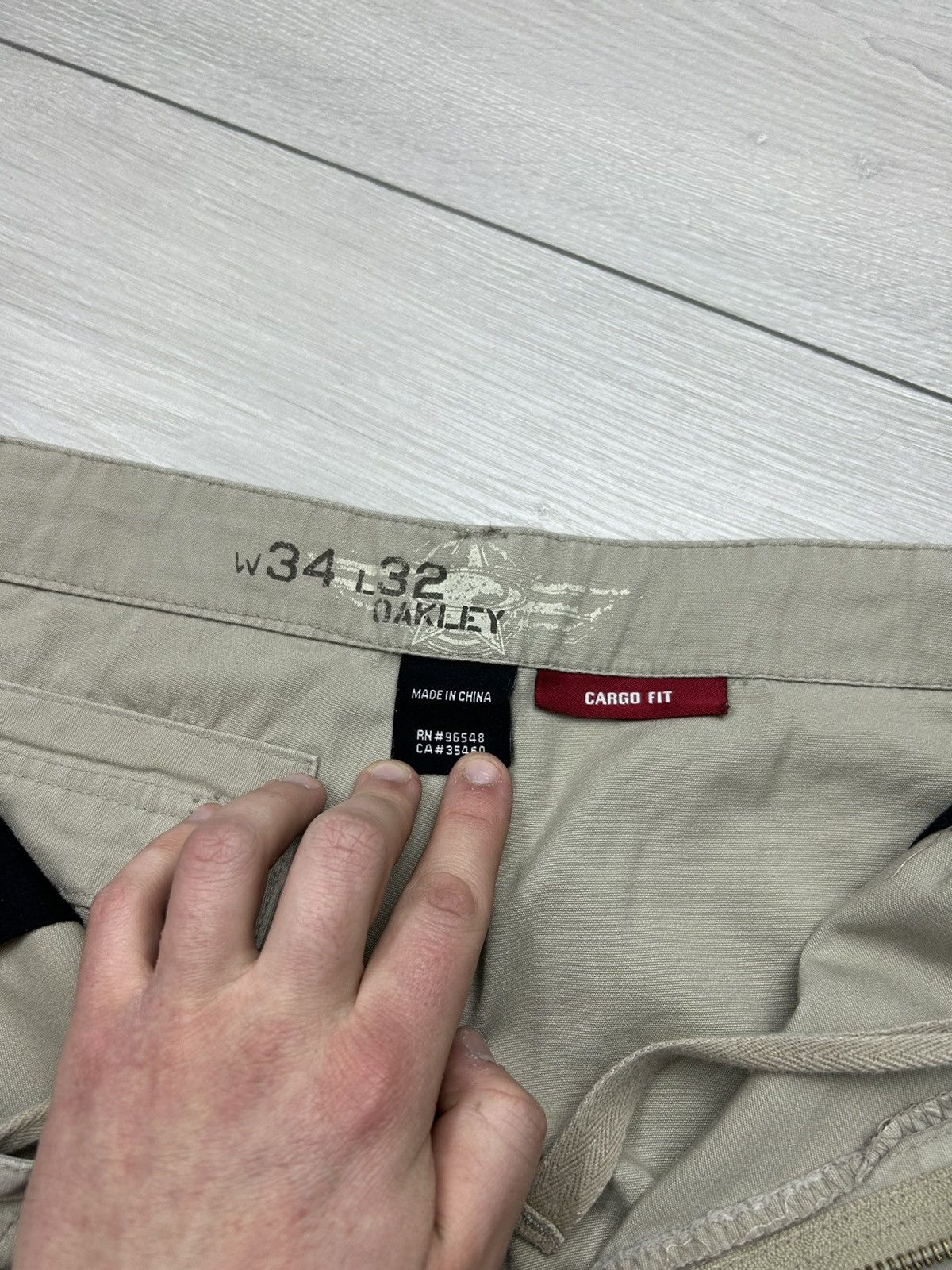 Oakley × Vintage Oakley Vintage Baggy Cargo Pant Size 34 Size US 34 / EU 50 - 6 Thumbnail