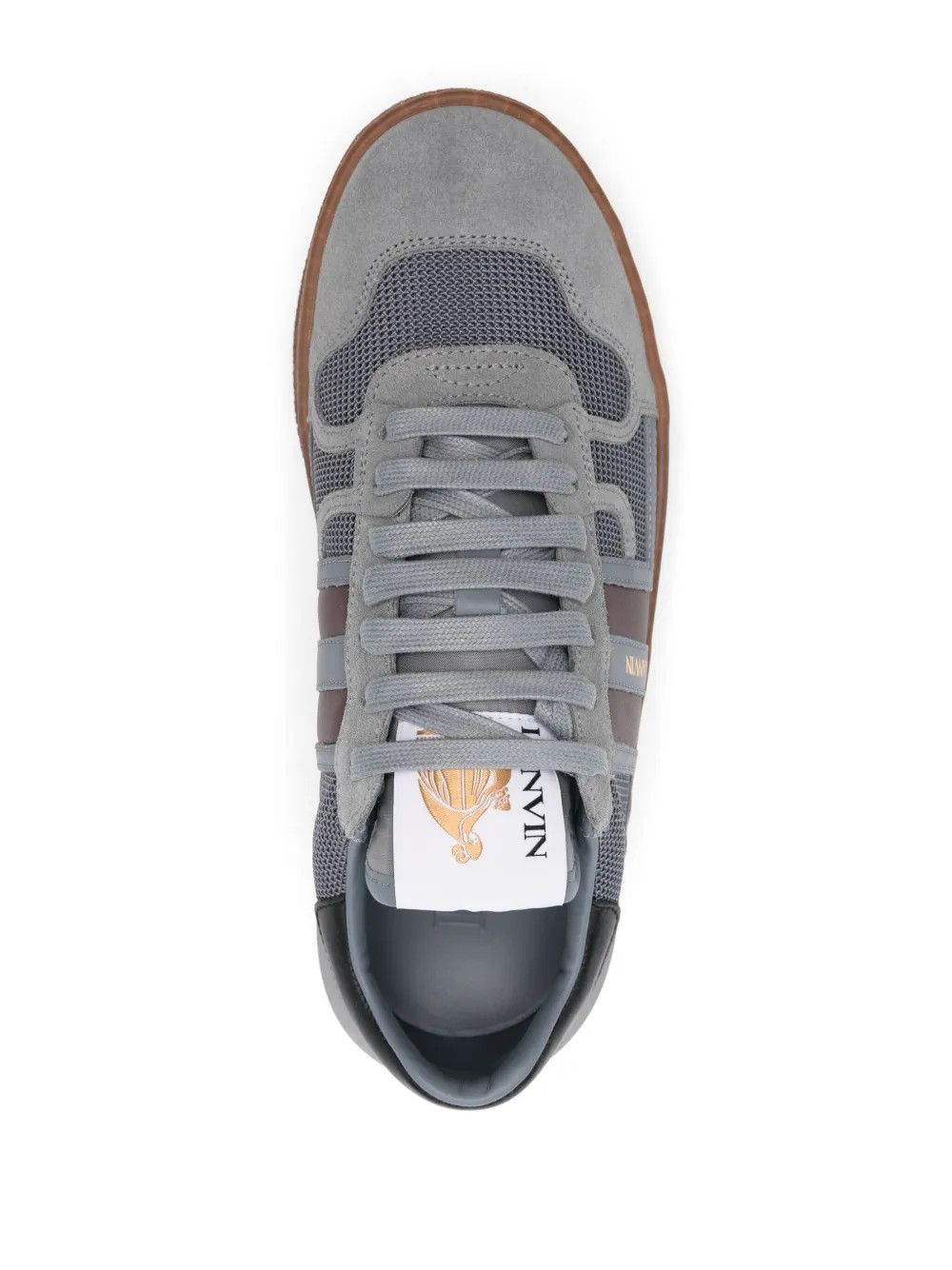 Lanvin oc11z0526 Clay Sneakers in Grey/Brown Size US 6.5 / EU 39-40 - 4 Thumbnail